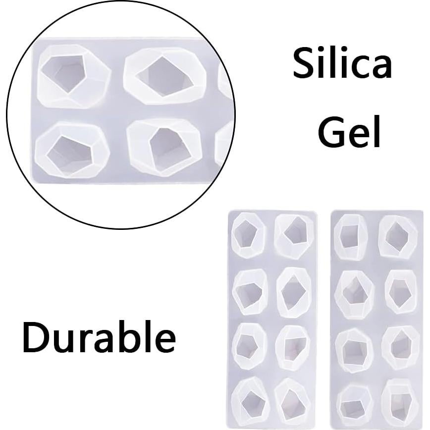 Moldes de Silicona Yeenelwboo para Resina y Gelatina - 2 Pcs