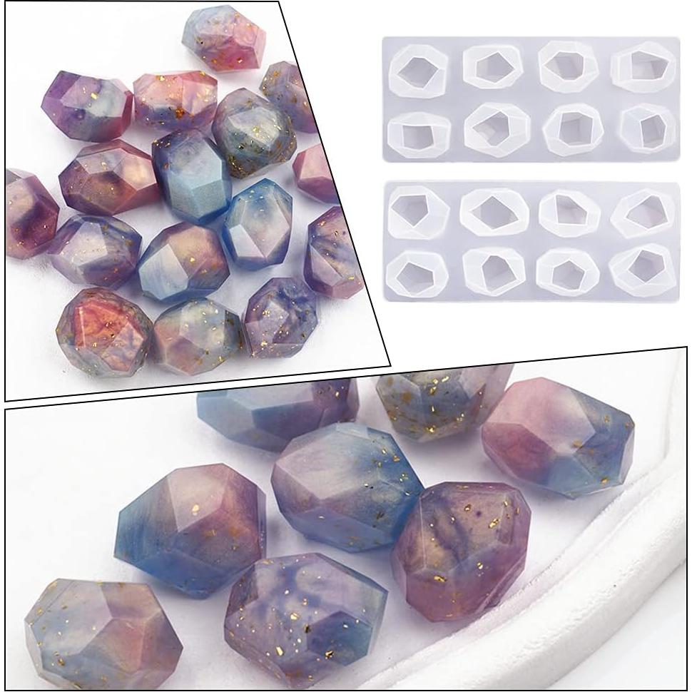 Moldes de Silicona Yeenelwboo para Resina y Gelatina - 2 Pcs