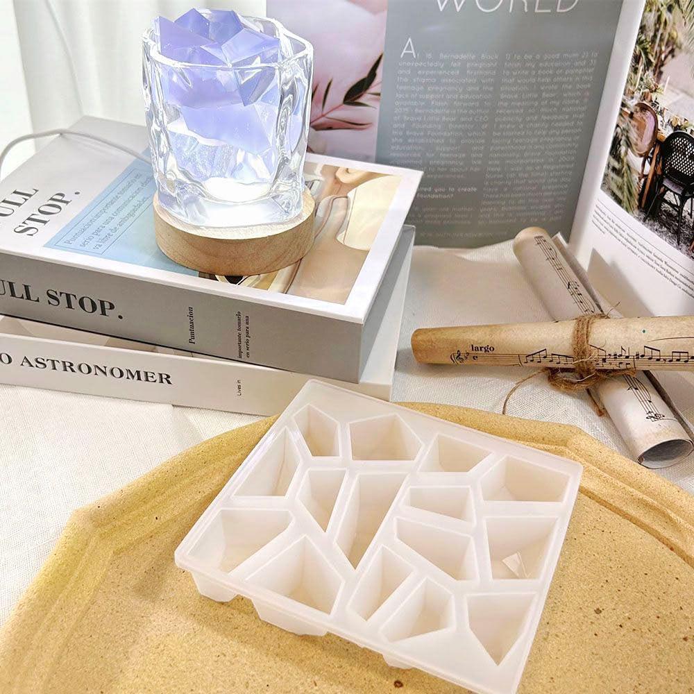 Molde de Resina Silicona BIGEBO Diamante 15 Cavidades 11.9x13 cm