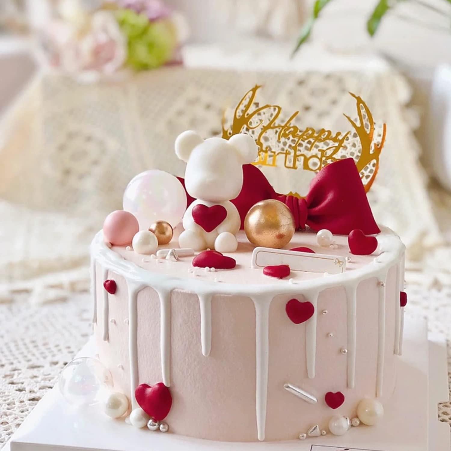 Moldes de Silicona Sijiangmold Set de 4 para Fondant y Chocolate