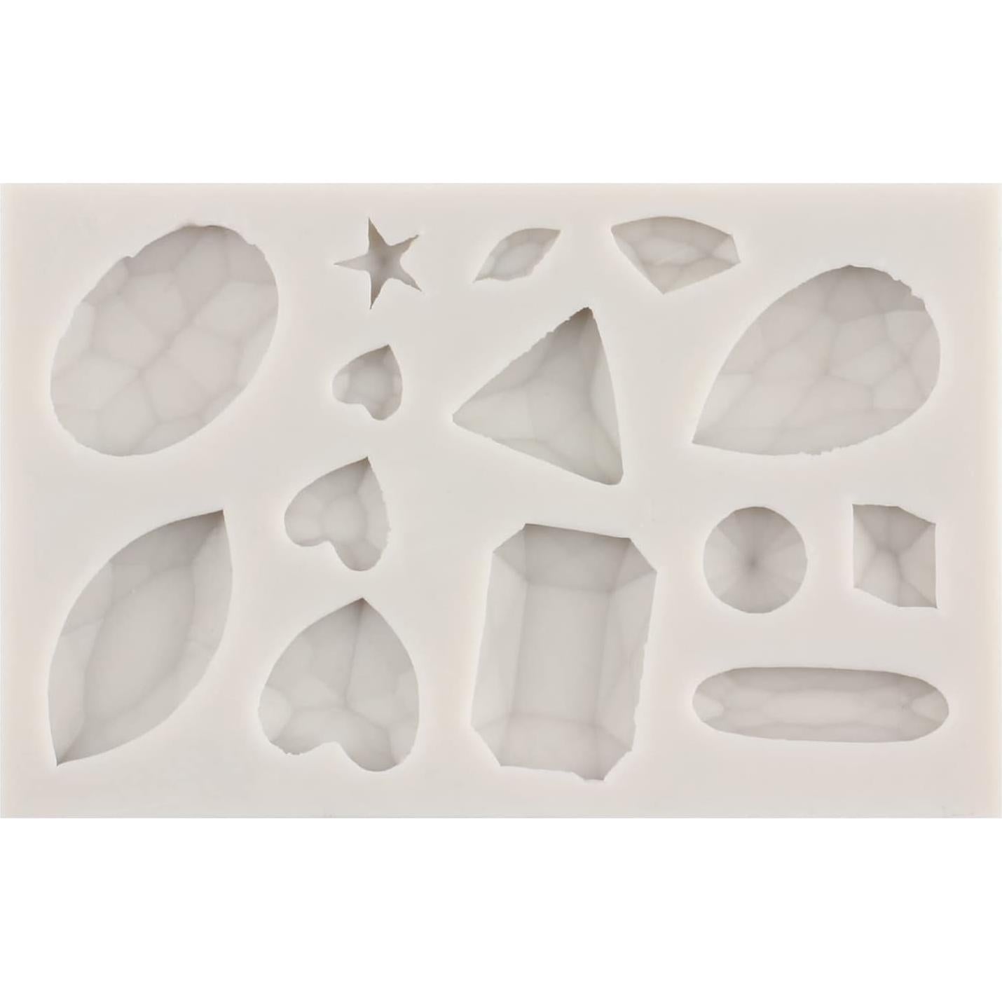 Moldes de Silicona Sijiangmold Set de 4 para Fondant y Chocolate