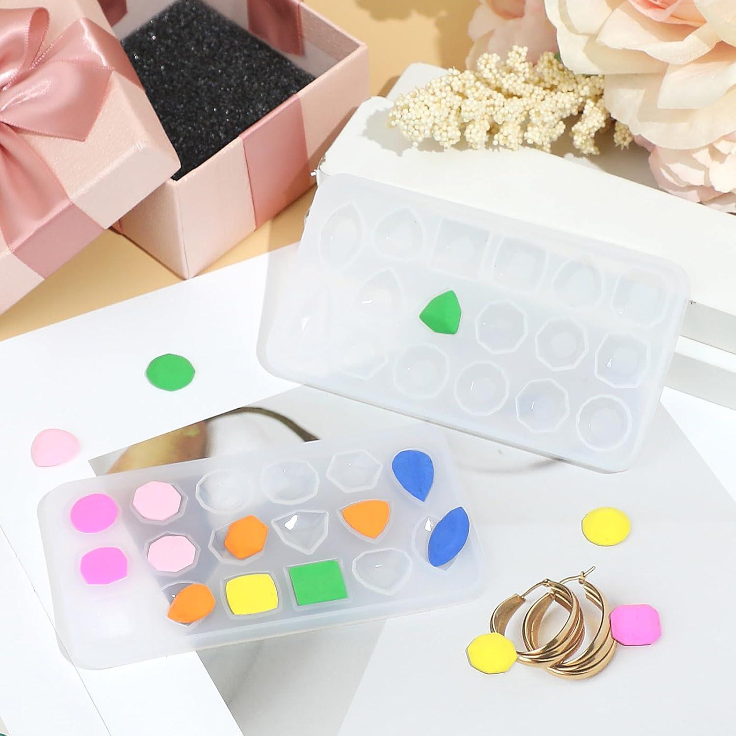 4 Moldes de Silicona para Resina Epóxica QfwdfcTrenz 11x6cm