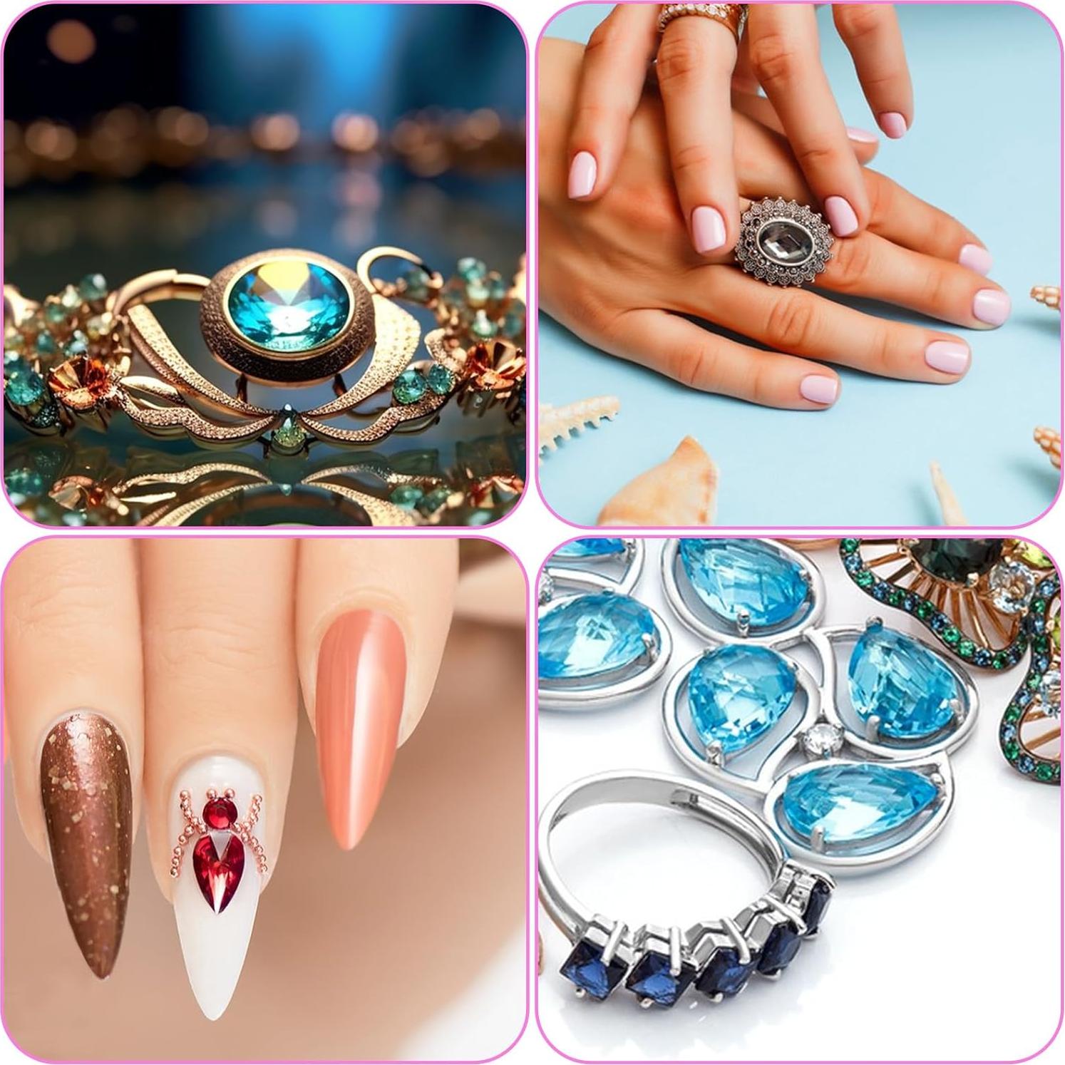 4 Moldes de Silicona para Resina Epóxica QfwdfcTrenz 11x6cm