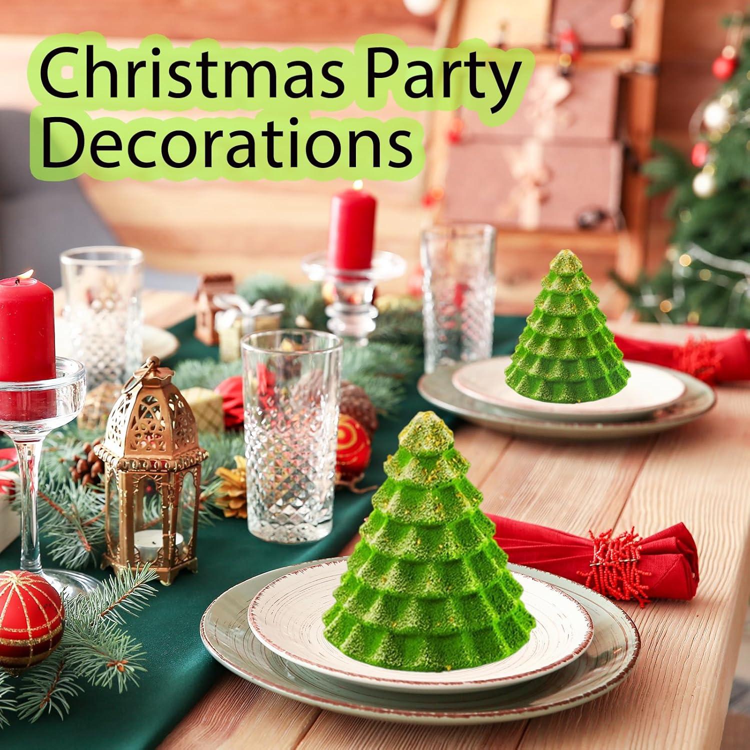 Molde de Silicona 3D para Árbol de Navidad Ceoyiler 8 Cavidades