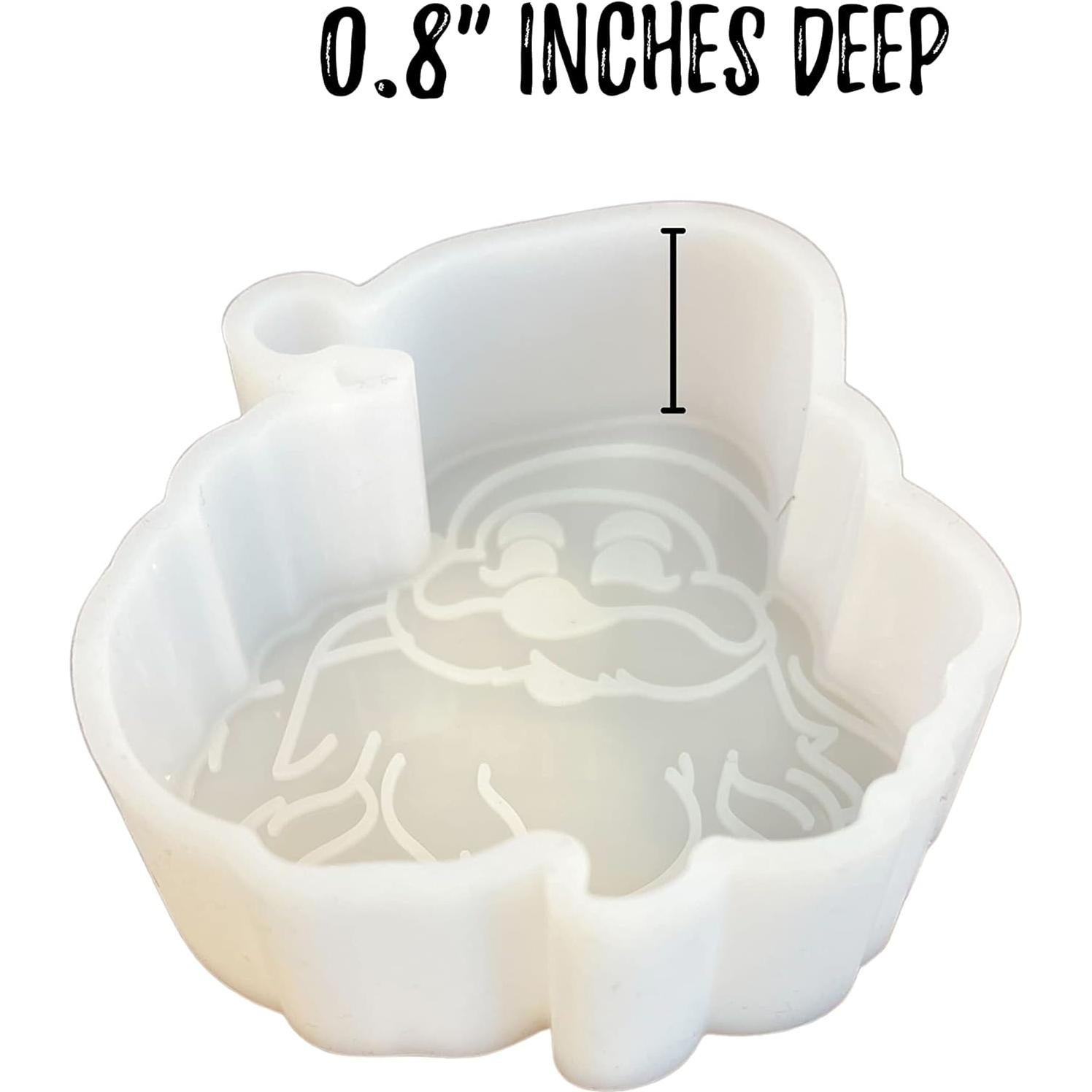 Molde de Silicona Santa Claus Lashicorn 8.9x5.8 cm Apto Horno