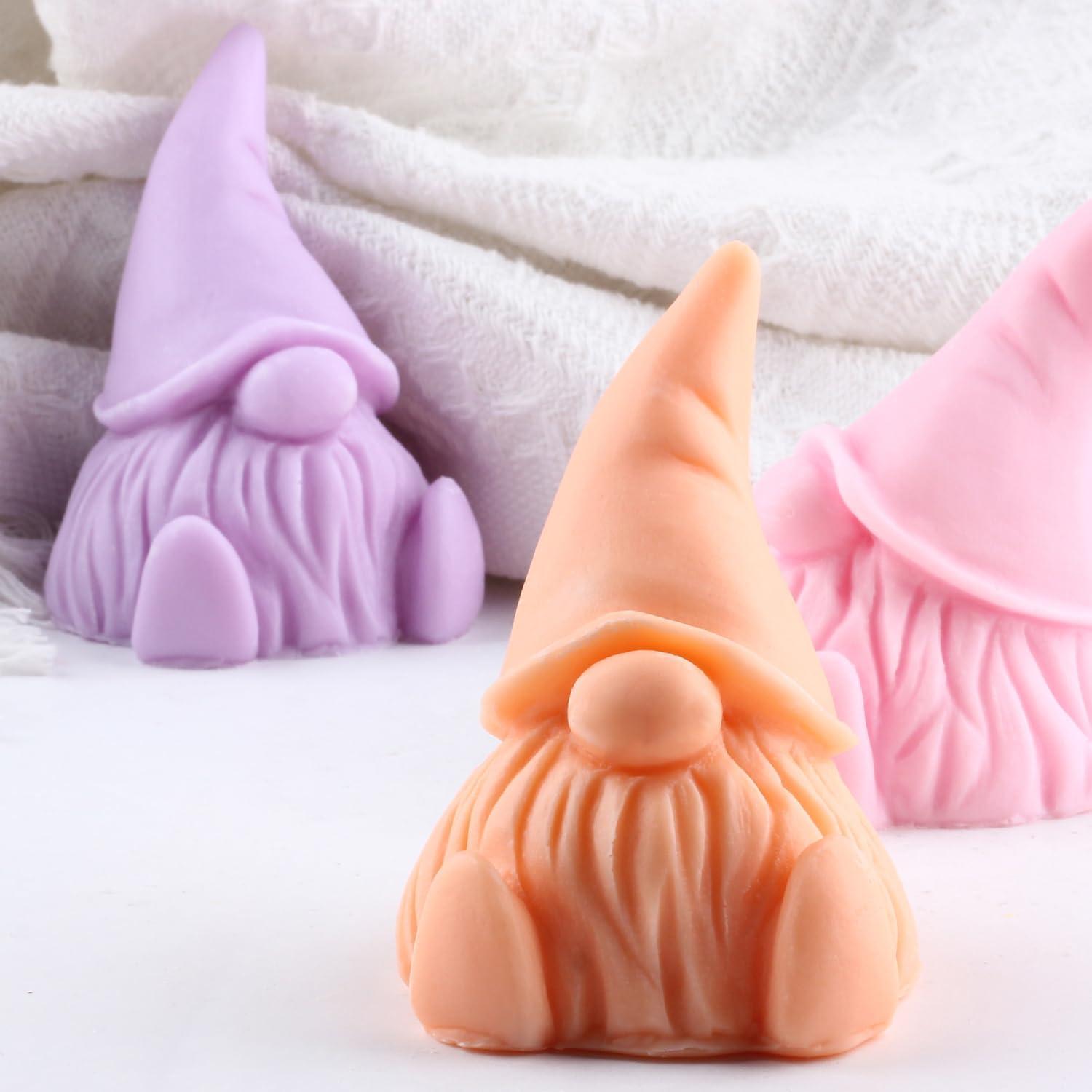 Molde de Velas de Silicona Duende XIAOSHUI 9.1x7.4x3.5 cm