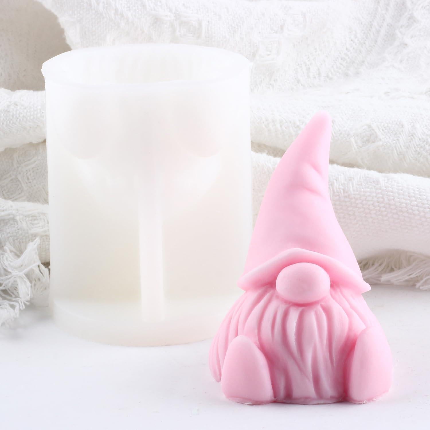 Molde de Velas de Silicona Duende XIAOSHUI 9.1x7.4x3.5 cm