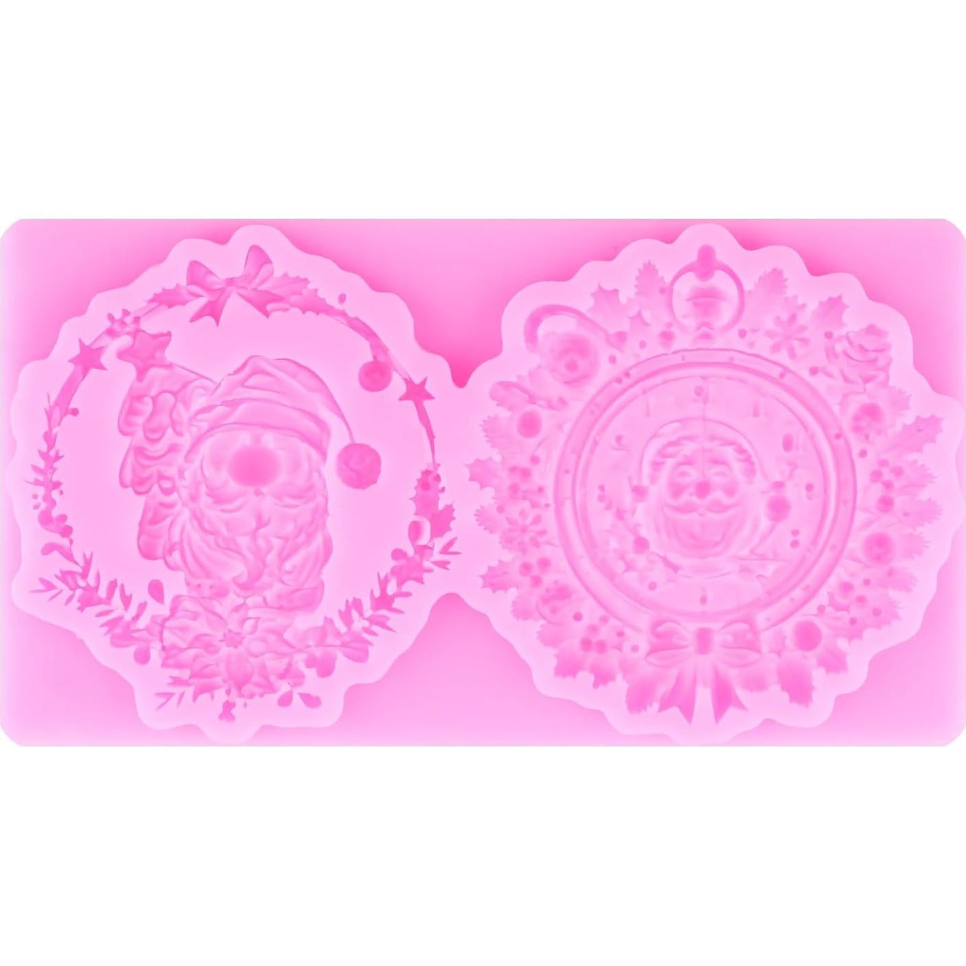 Molde de Silicona de Navidad Mujiang - 4 Piezas Fondant