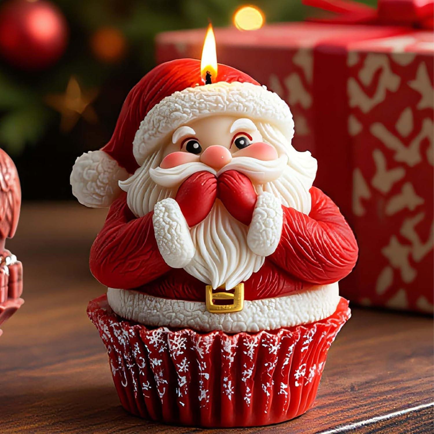 Molde de Silicona Cilindro Santa Claus EVERELAM 5.08 cm