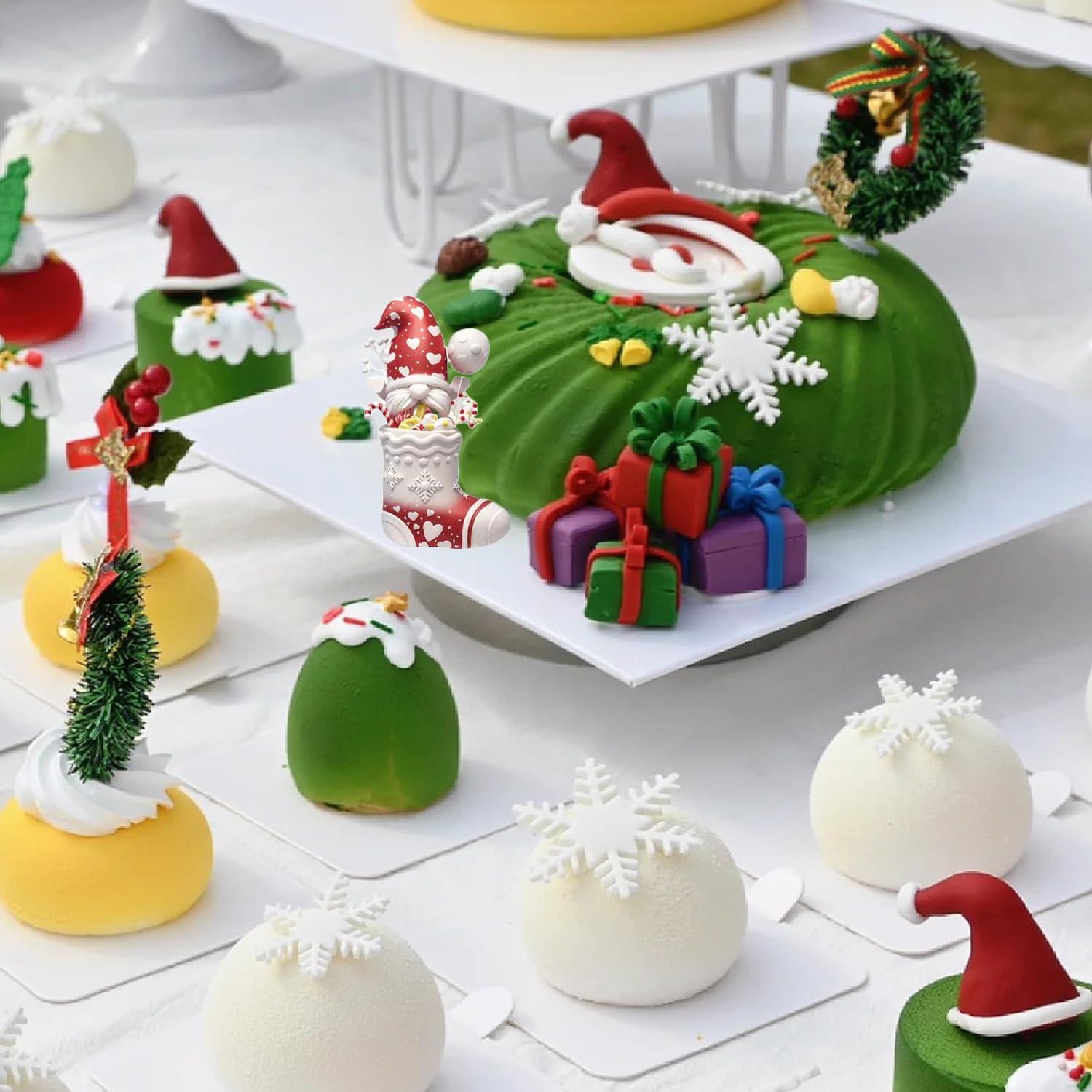 Molde de Silicona para Fondant Navidad YIHUOMOLDS 8x7cm