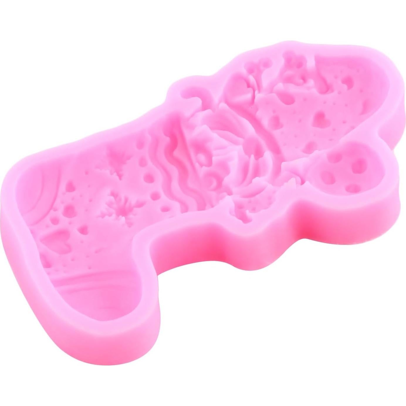 Molde de Silicona para Fondant Navidad YIHUOMOLDS 8x7cm