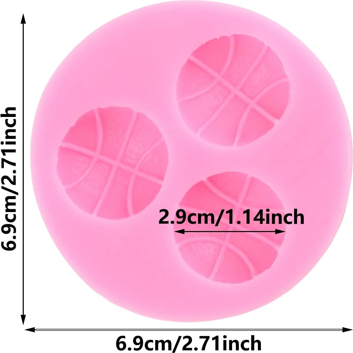 Molde de Silicona para Fondant Baloncesto XMOLDNMS 8x7cm