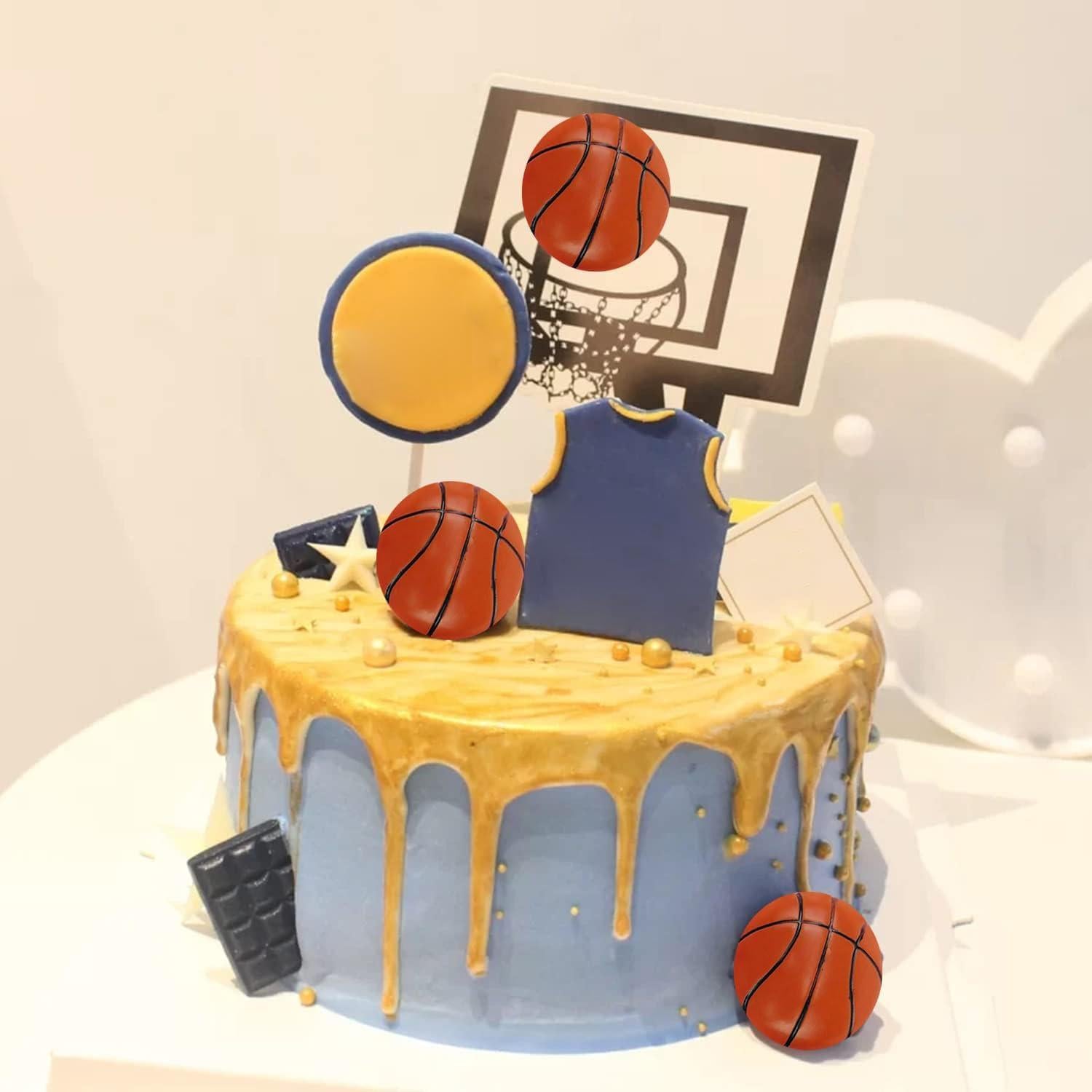 Molde de Silicona para Pasteles Baloncesto YIHUOMOLDS 8x7 cm