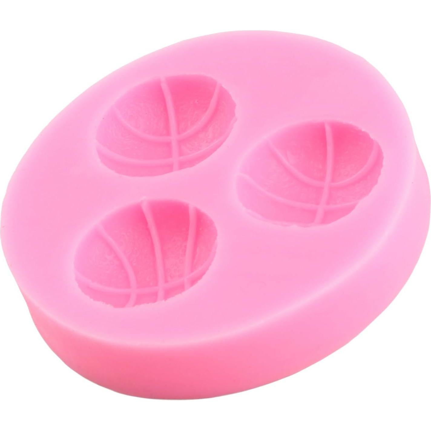 Molde de Silicona para Pasteles Baloncesto YIHUOMOLDS 8x7 cm