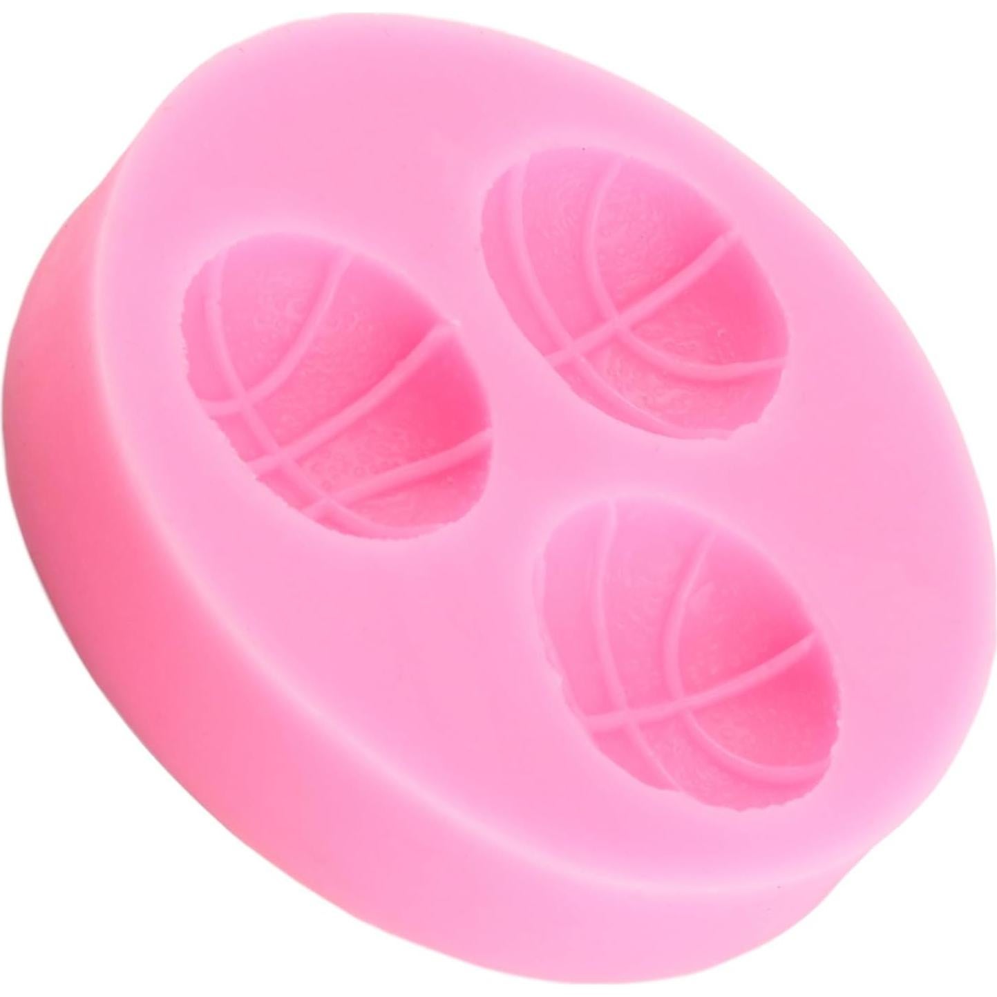Molde de Silicona para Pasteles Baloncesto YIHUOMOLDS 8x7 cm