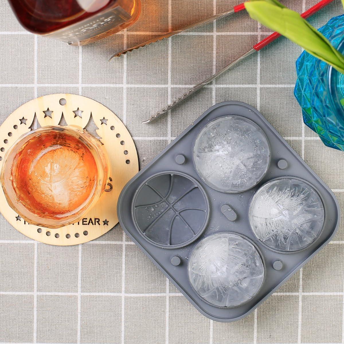 Molde de Hielo Balón de Baloncesto Amyandone 4 Cavidades