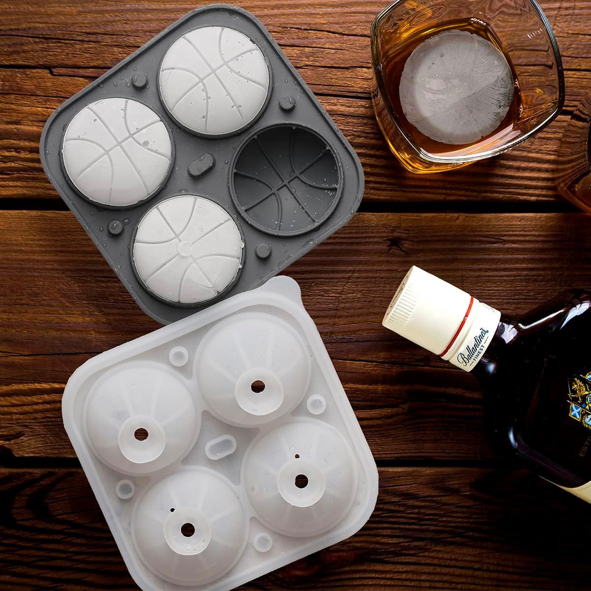 Molde de Hielo Balón de Baloncesto Amyandone 4 Cavidades