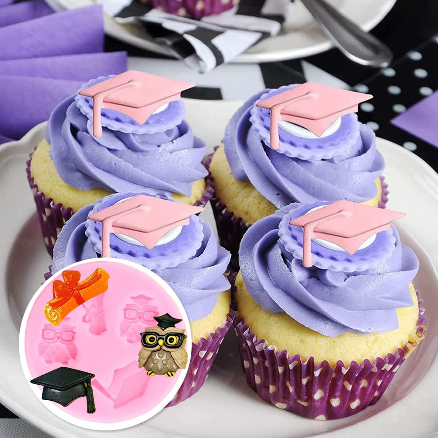 Molde de Silicona de Graduación ZiXiang - 3 Piezas para Pasteles