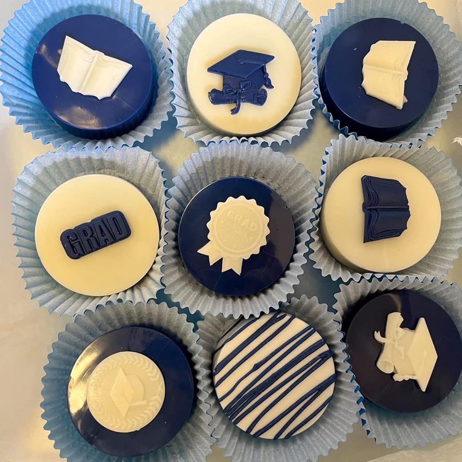 Molde de Silicona para Chocolate de Graduación Ayracat 8.9x6.6 cm