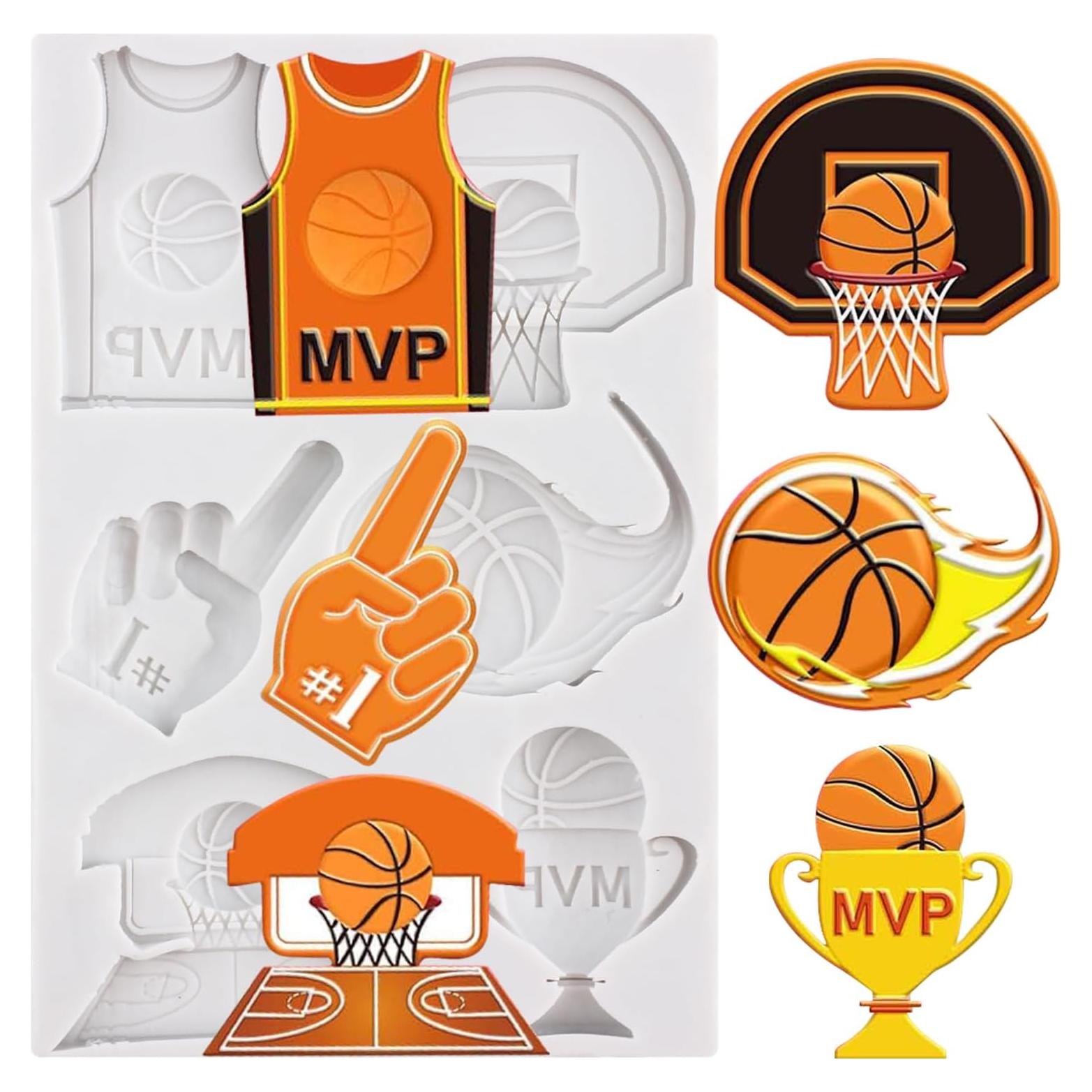 Molde de Silicona para Fondant Baloncesto MINFEIDMS 8x7 cm