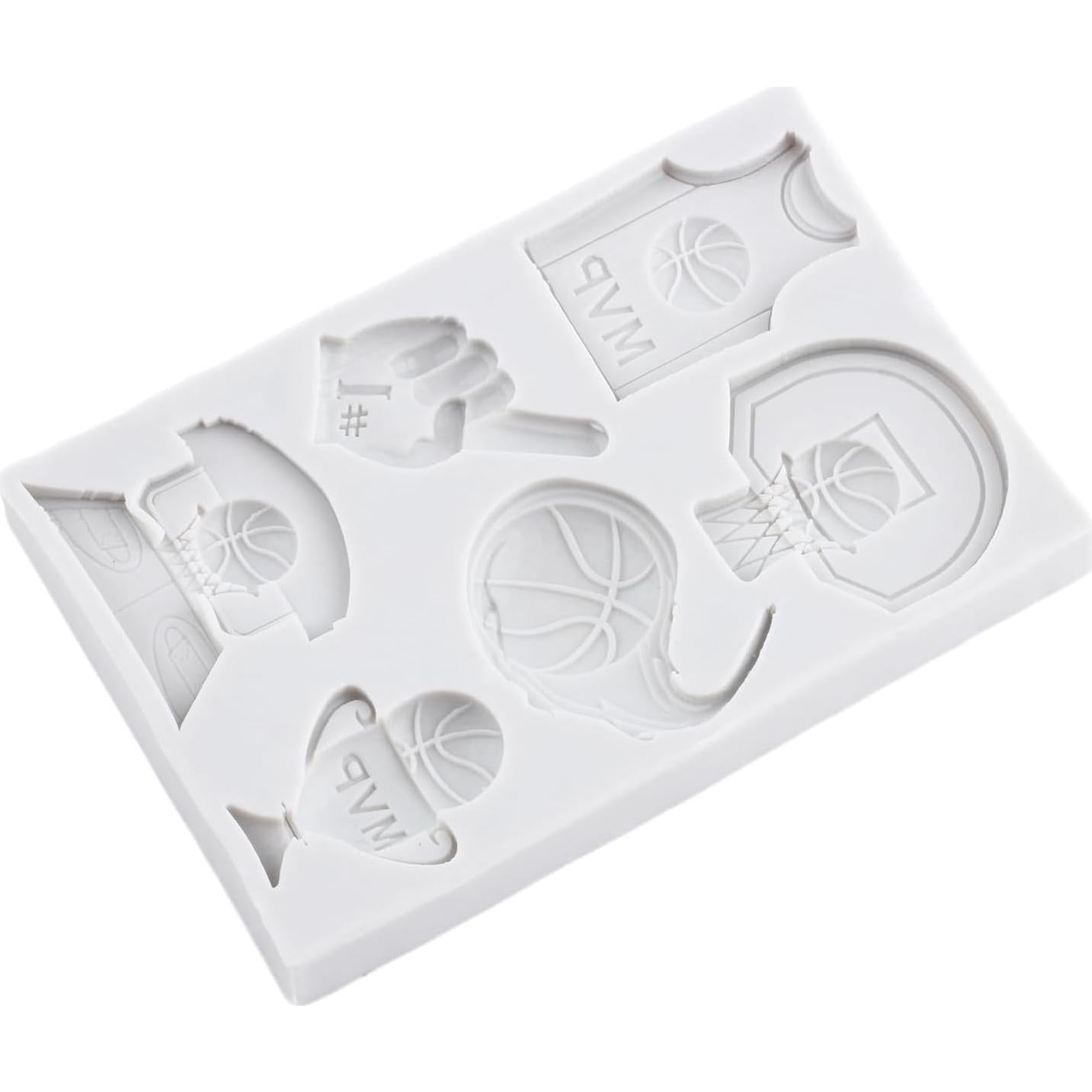 Molde de Silicona para Fondant Baloncesto MINFEIDMS 8x7 cm