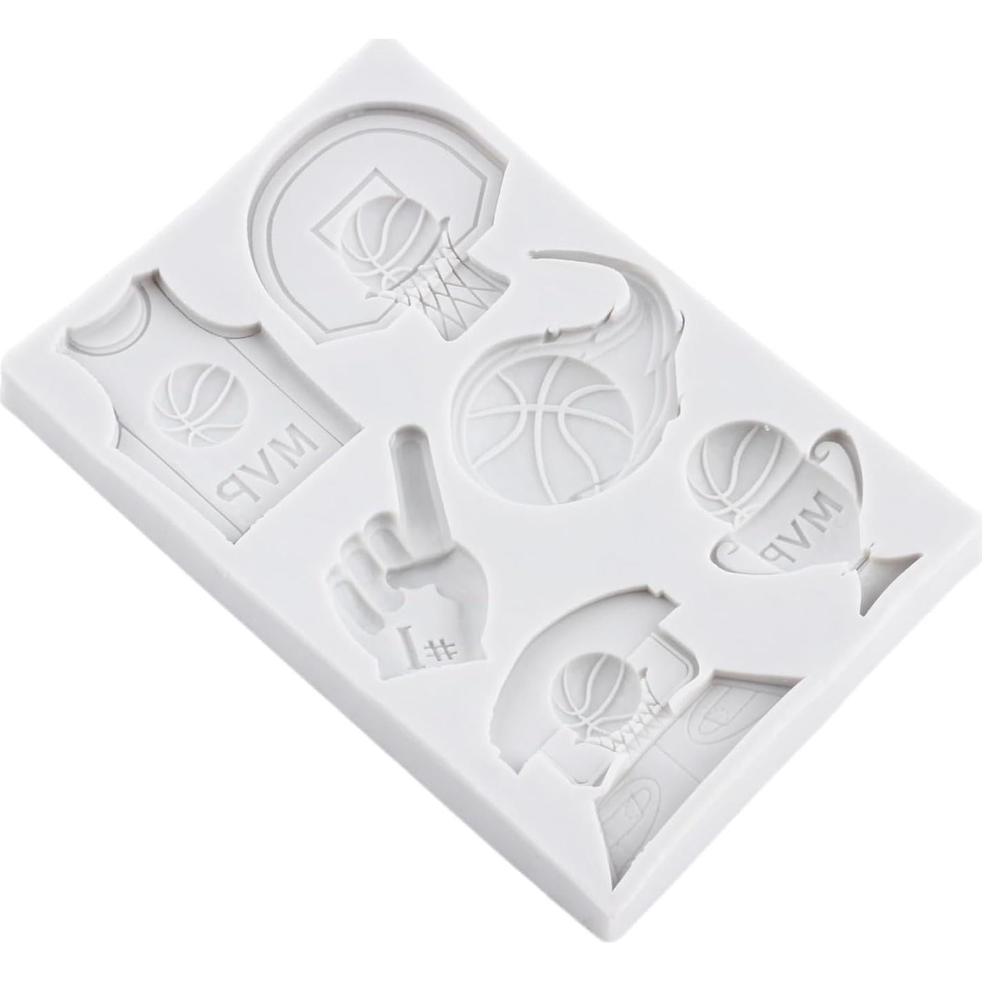 Molde de Silicona para Fondant Baloncesto MINFEIDMS 8x7 cm