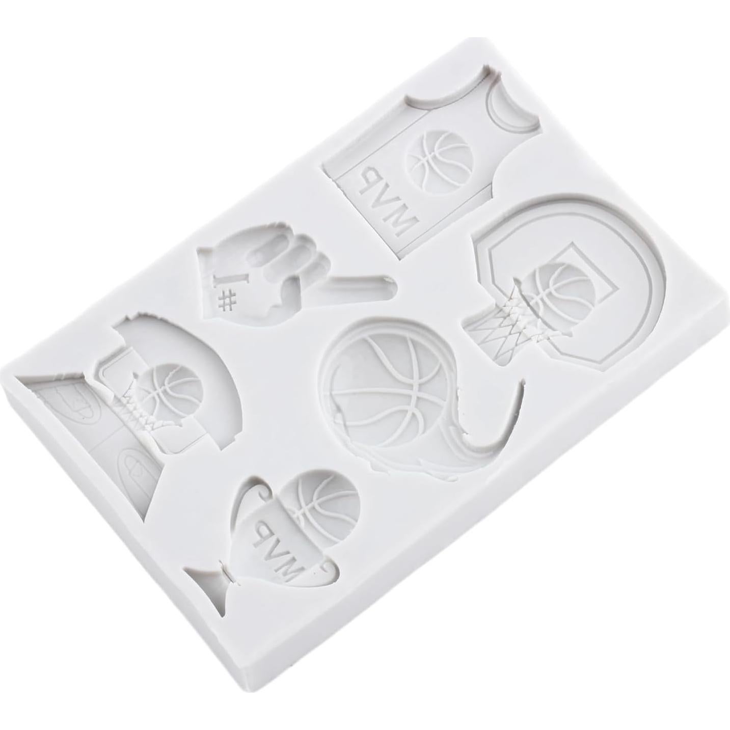 Molde de Silicona para Fondant Baloncesto MINFEIDMS 8x7 cm