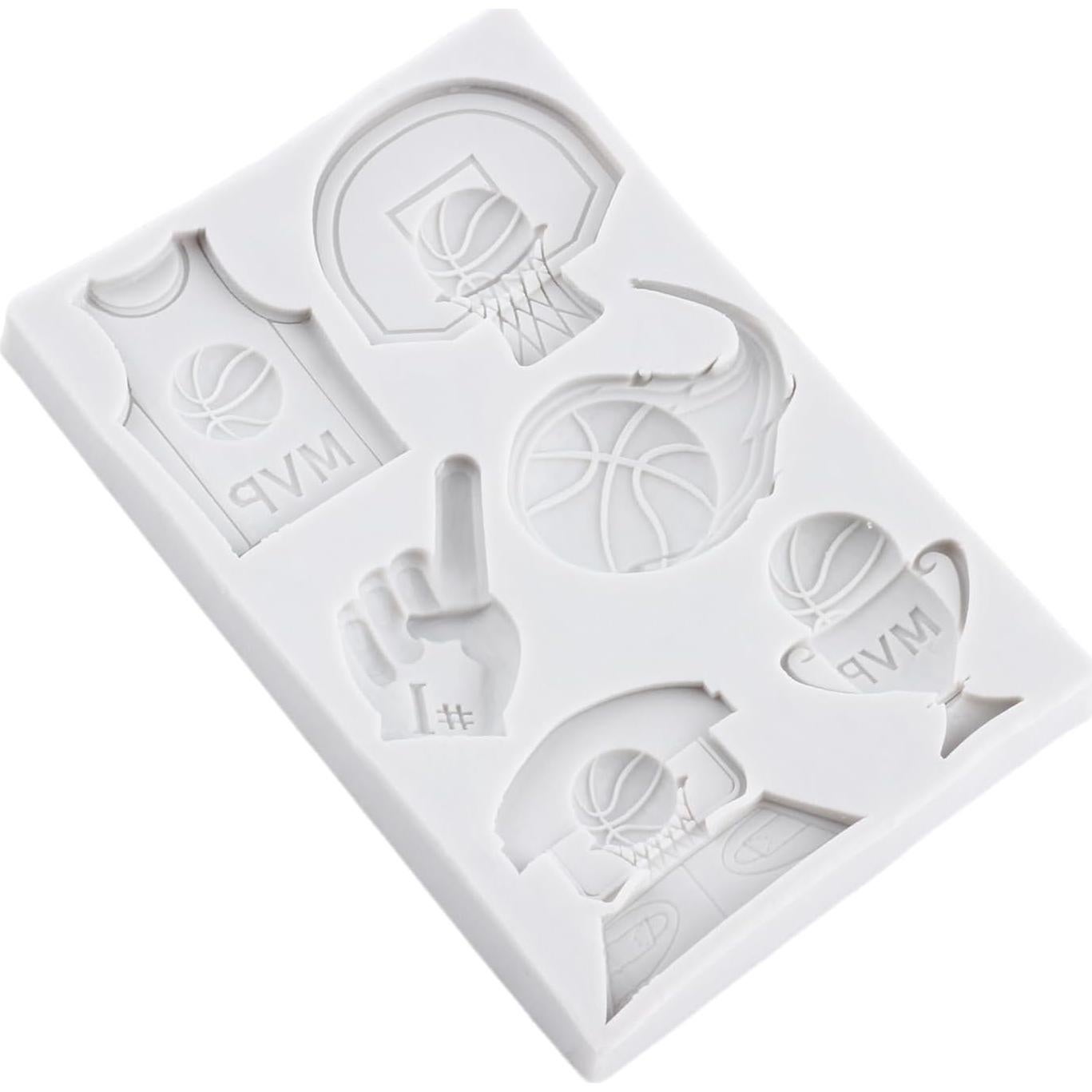 Molde de Silicona para Fondant Baloncesto MINFEIDMS 8x7 cm