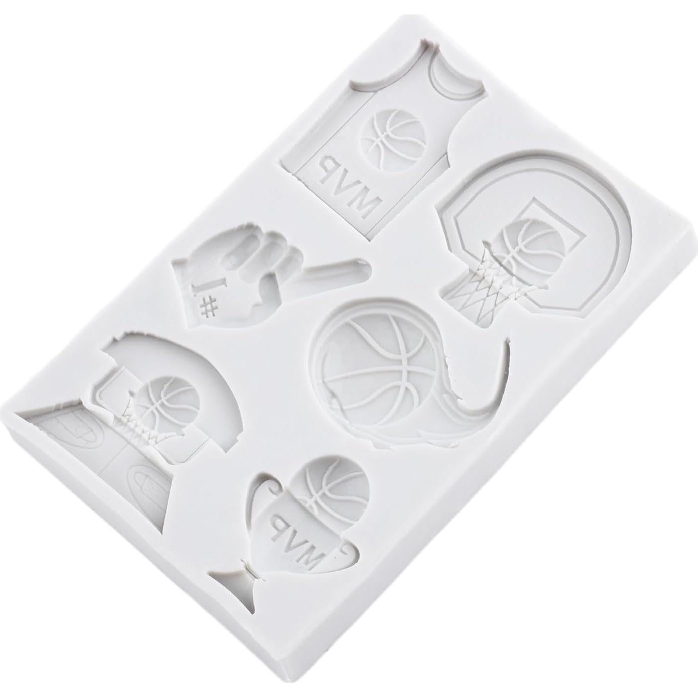 Molde de Silicona para Fondant Baloncesto MINFEIDMS 8x7 cm