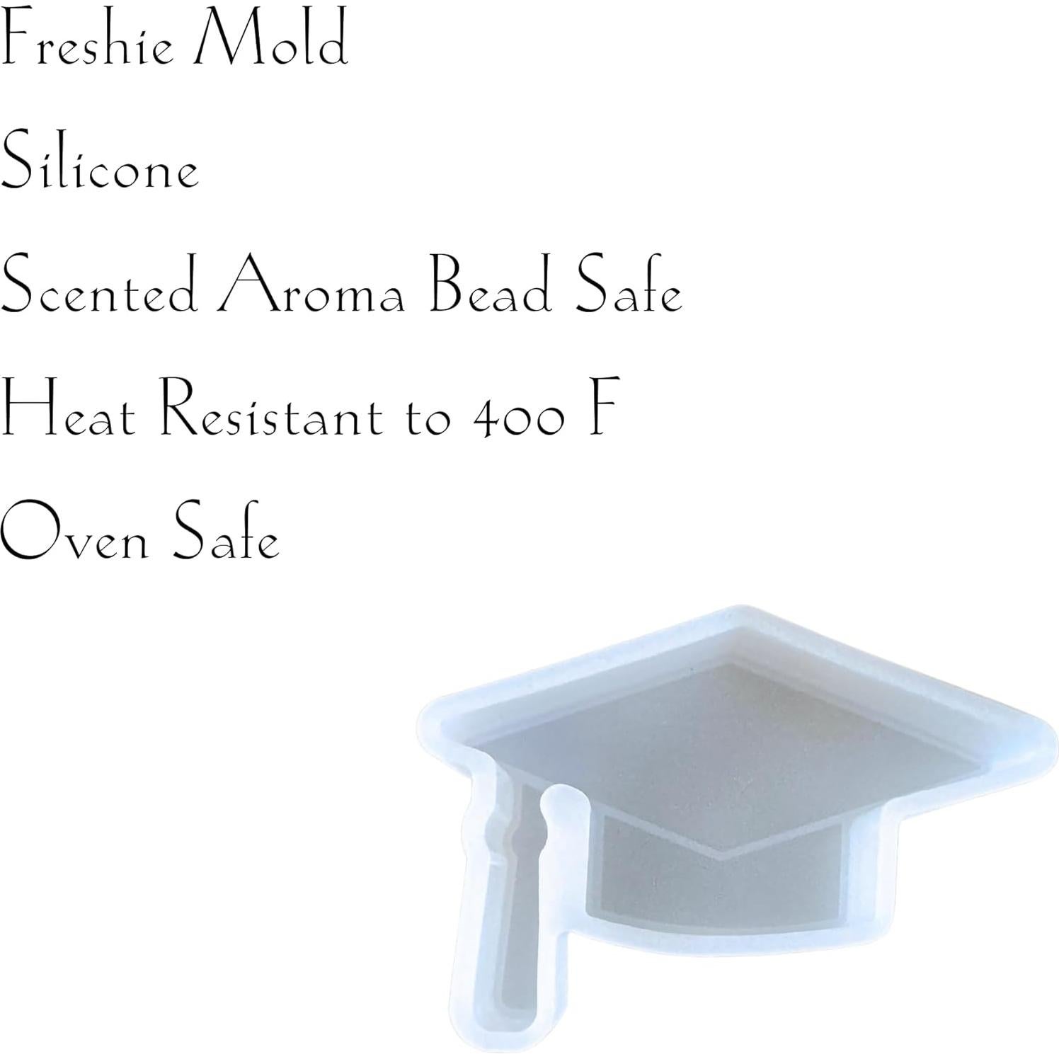 Molde de Silicona Gorro de Graduación Lashicorn 6.35x9.53cm