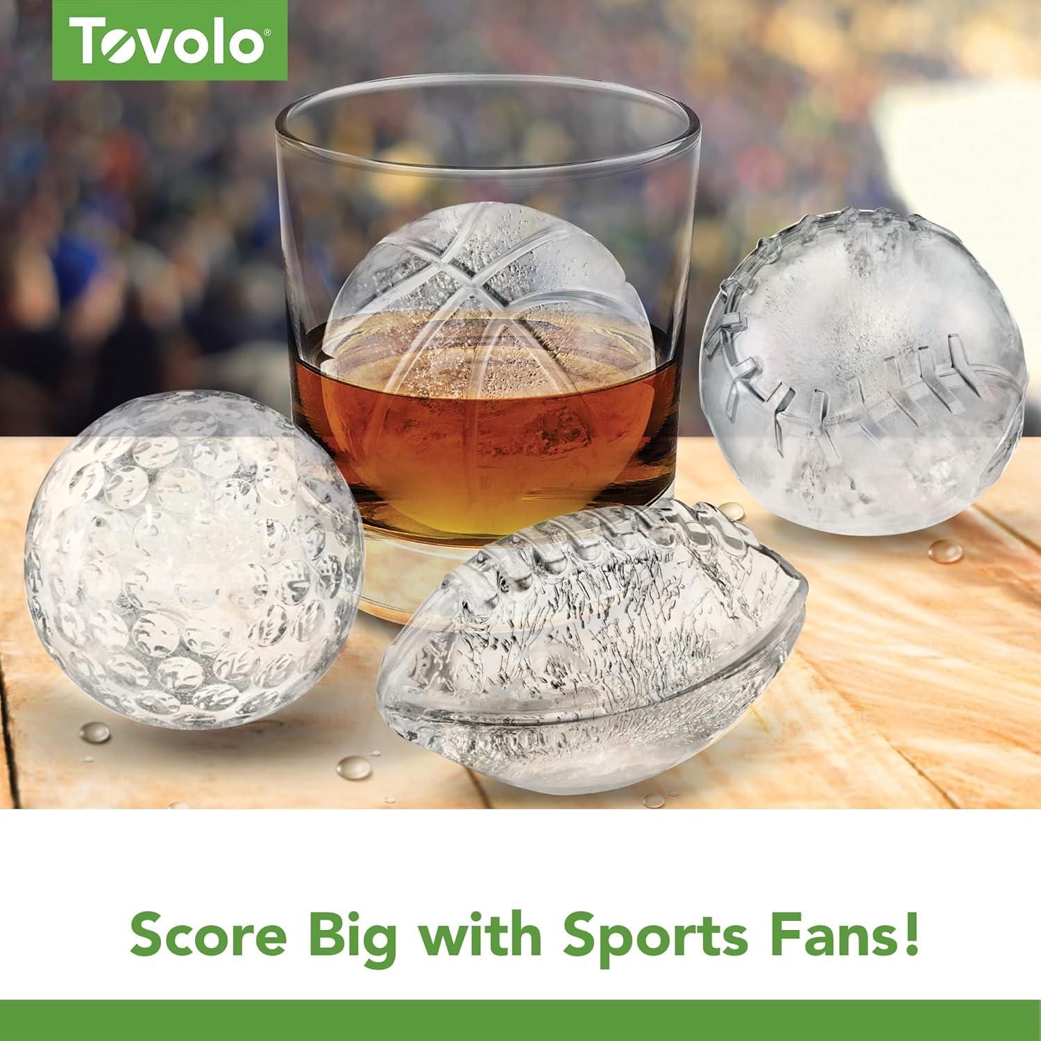 Juego de Moldes de Hielo Tovolo 4 Piezas - Pelotas Deportivas