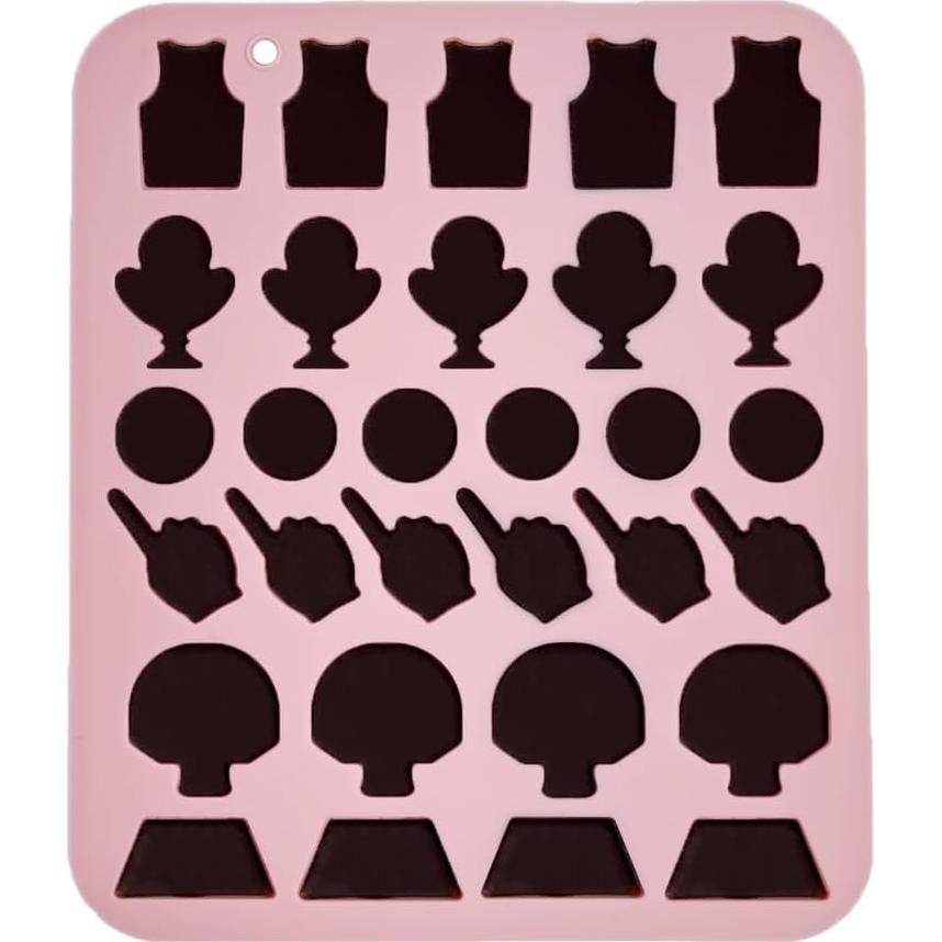 Moldes de Fondant de Baloncesto Jutcll - 2 Piezas Silicona 20.1x17cm