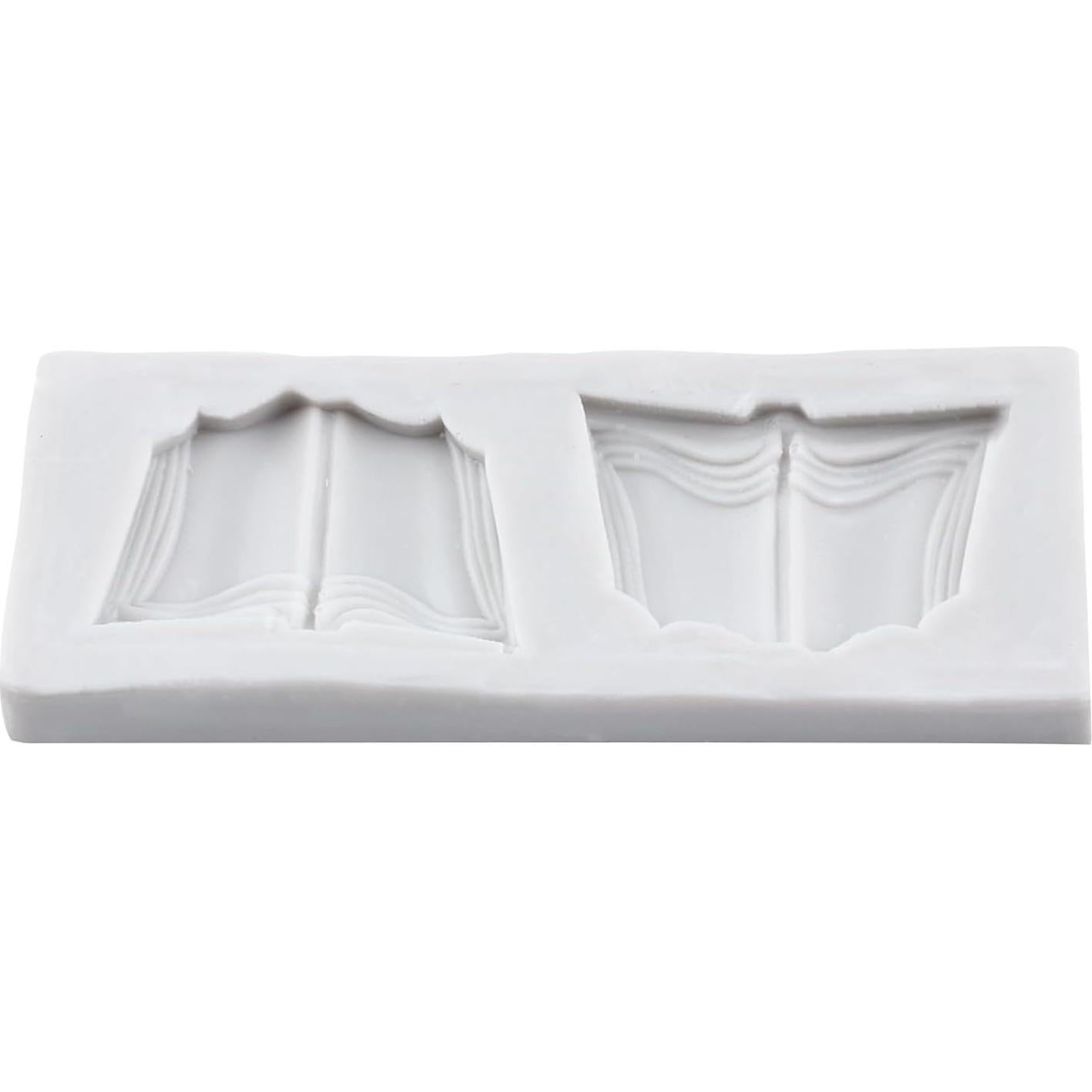 Book Fondant Molds Graduation Silicone Mold for Chocolate Candy Cake Decoration Cupcake Toppers Polymer Clay Gum Paste