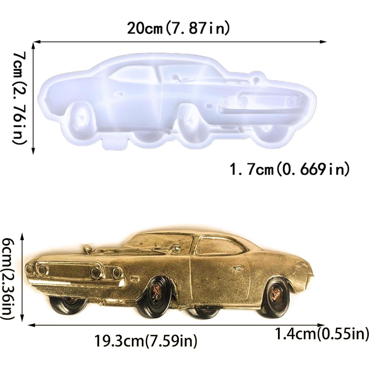 Molde de Silicona Wehous Coche Vintage 19.1x6.4x1.5cm