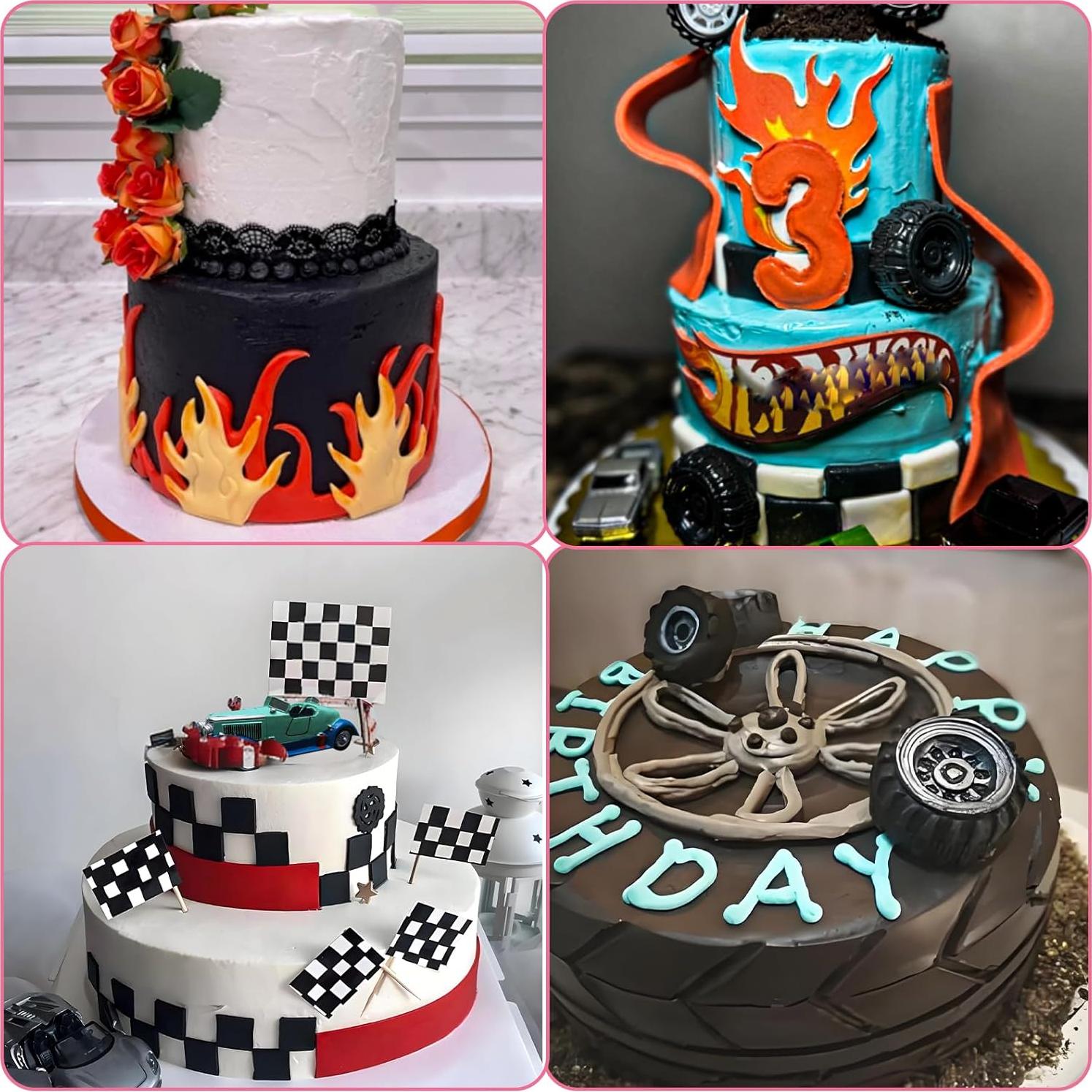 Set de Moldes de Silicona para Pasteles Caregene - 5 Piezas