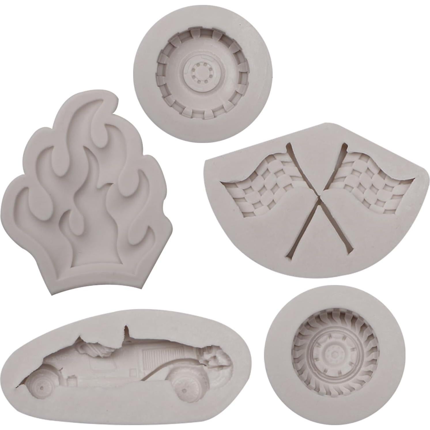 Set de Moldes de Silicona para Pasteles Caregene - 5 Piezas