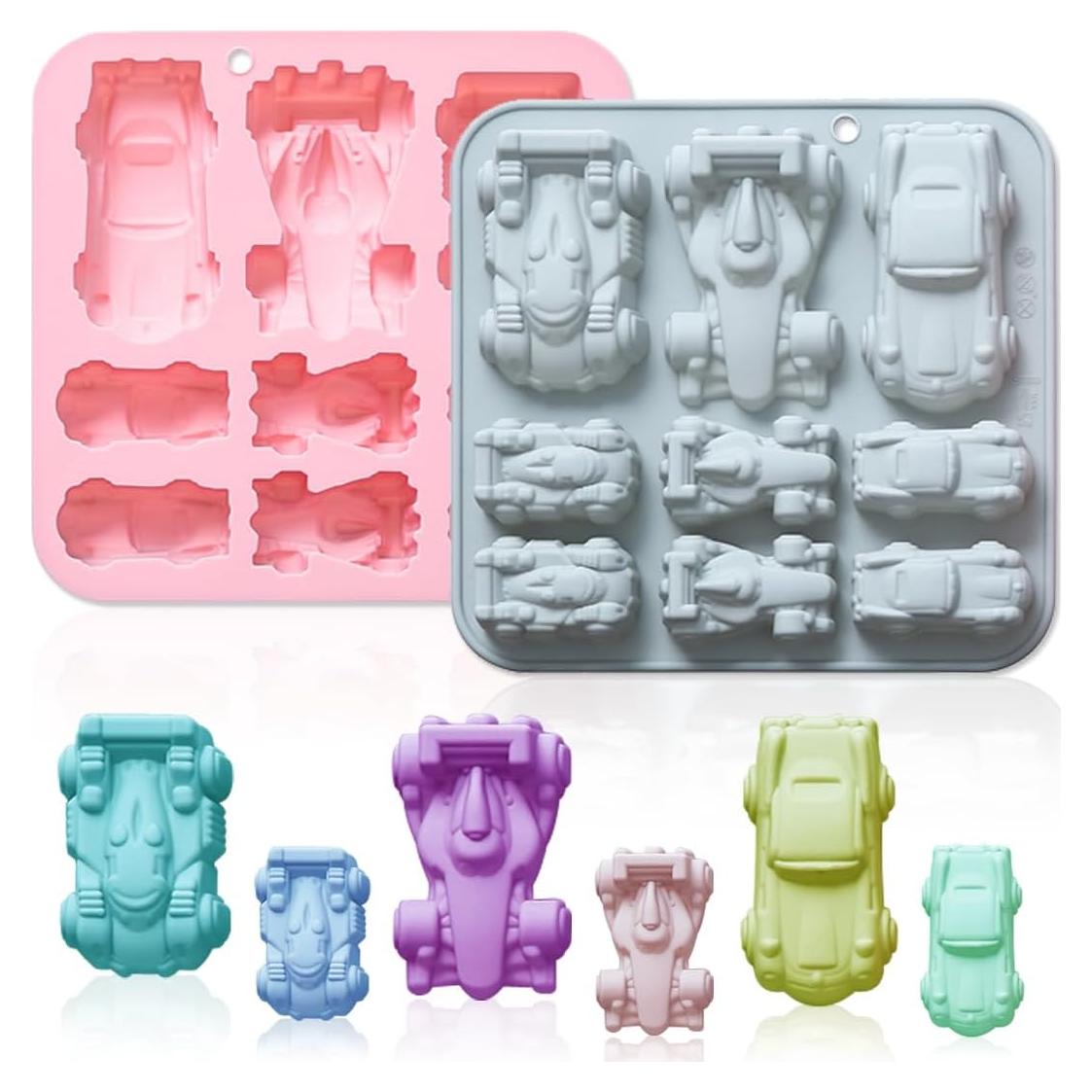 Moldes de Silicona JOMIHONEY para Chocolates y Jabones 2 Pcs