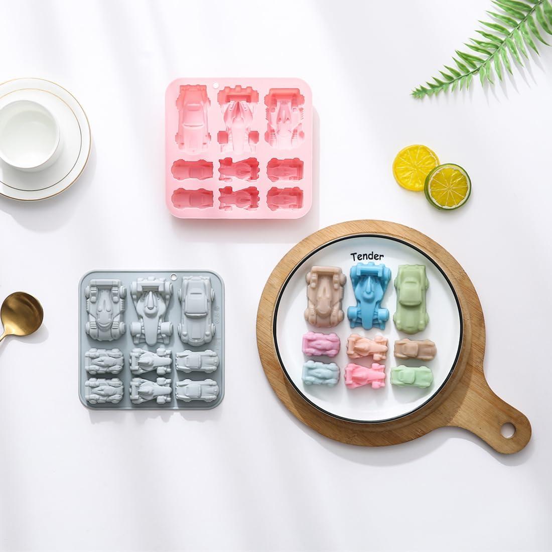 Moldes de Silicona JOMIHONEY para Chocolates y Jabones 2 Pcs