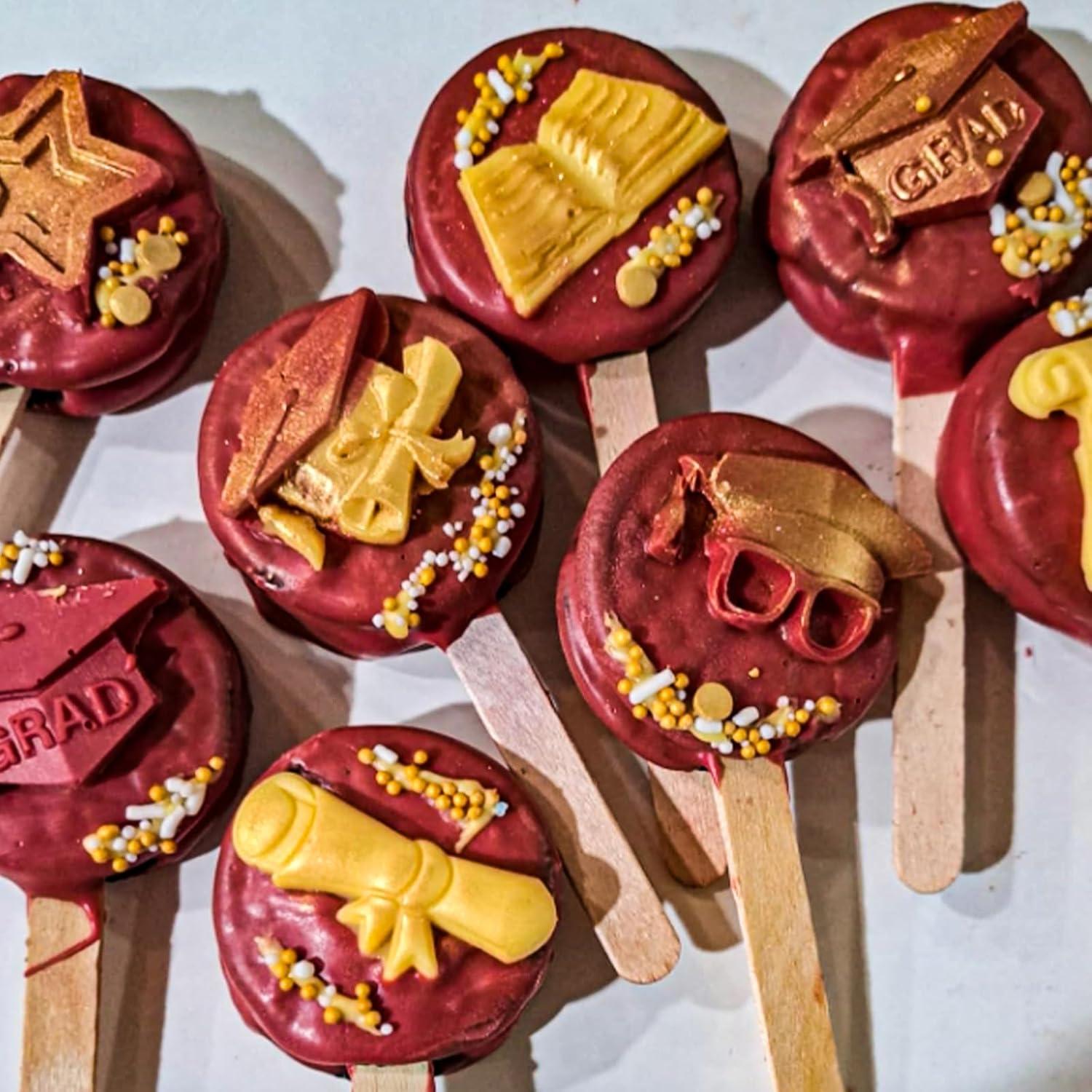 Moldes de Silicona para Graduación ACVCATTO - 2 Piezas