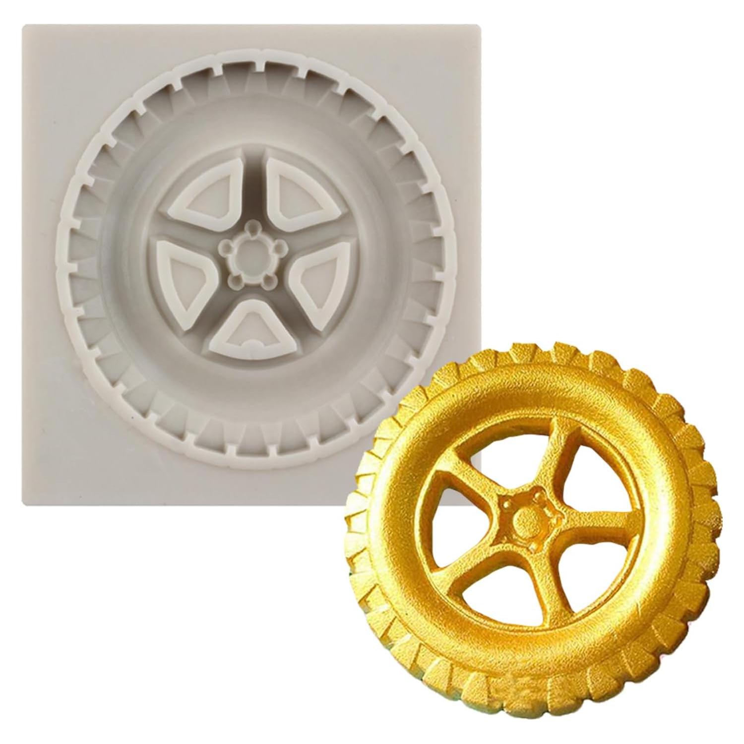 Molde de Silicona para Rueda de Camión MINFEIDMS 6.68 cm