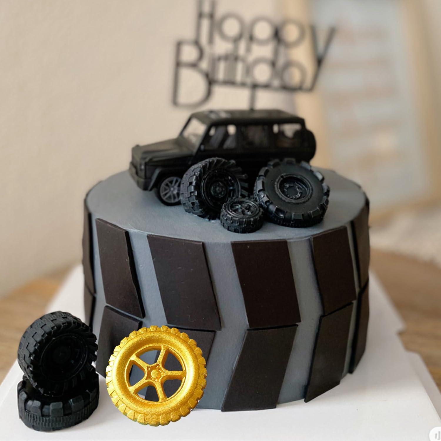 Molde de Silicona para Rueda de Camión MINFEIDMS 6.68 cm