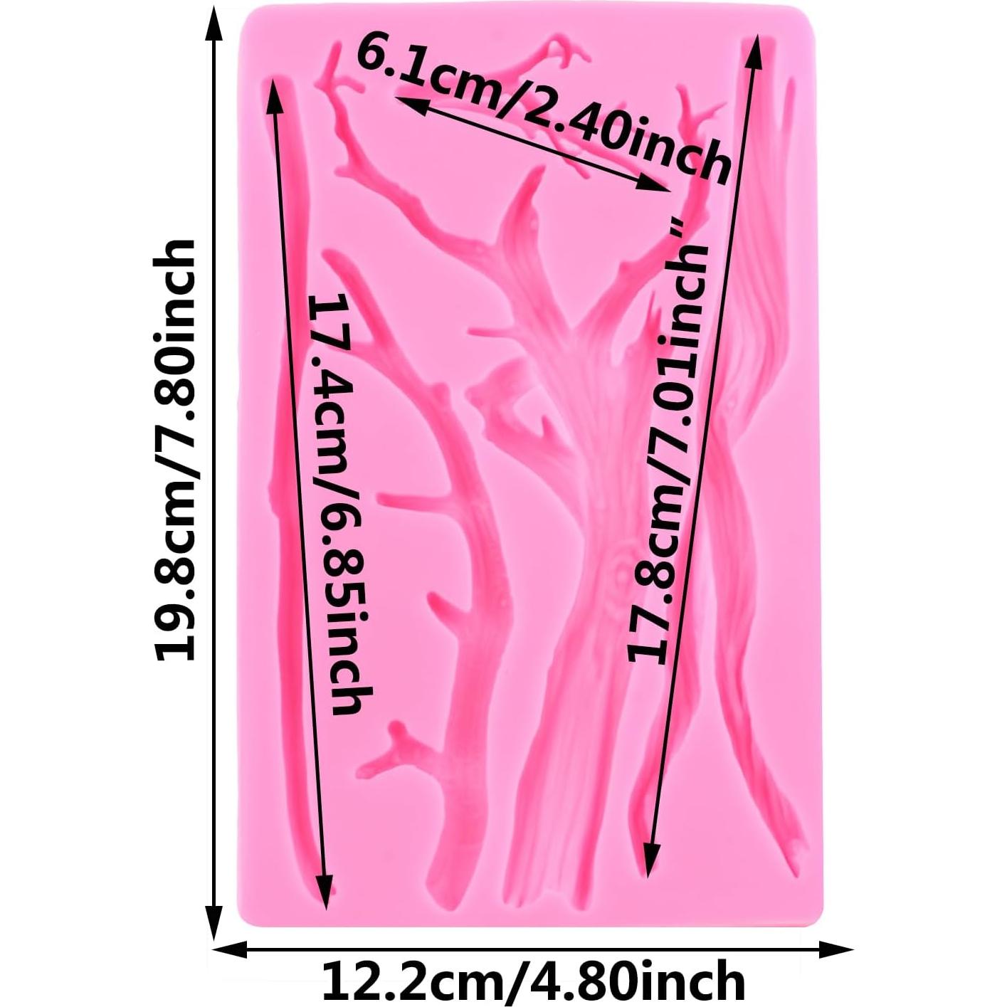 Moldes de Silicona YIHUOMOLDS Rama de Árbol 19.81x12.19cm