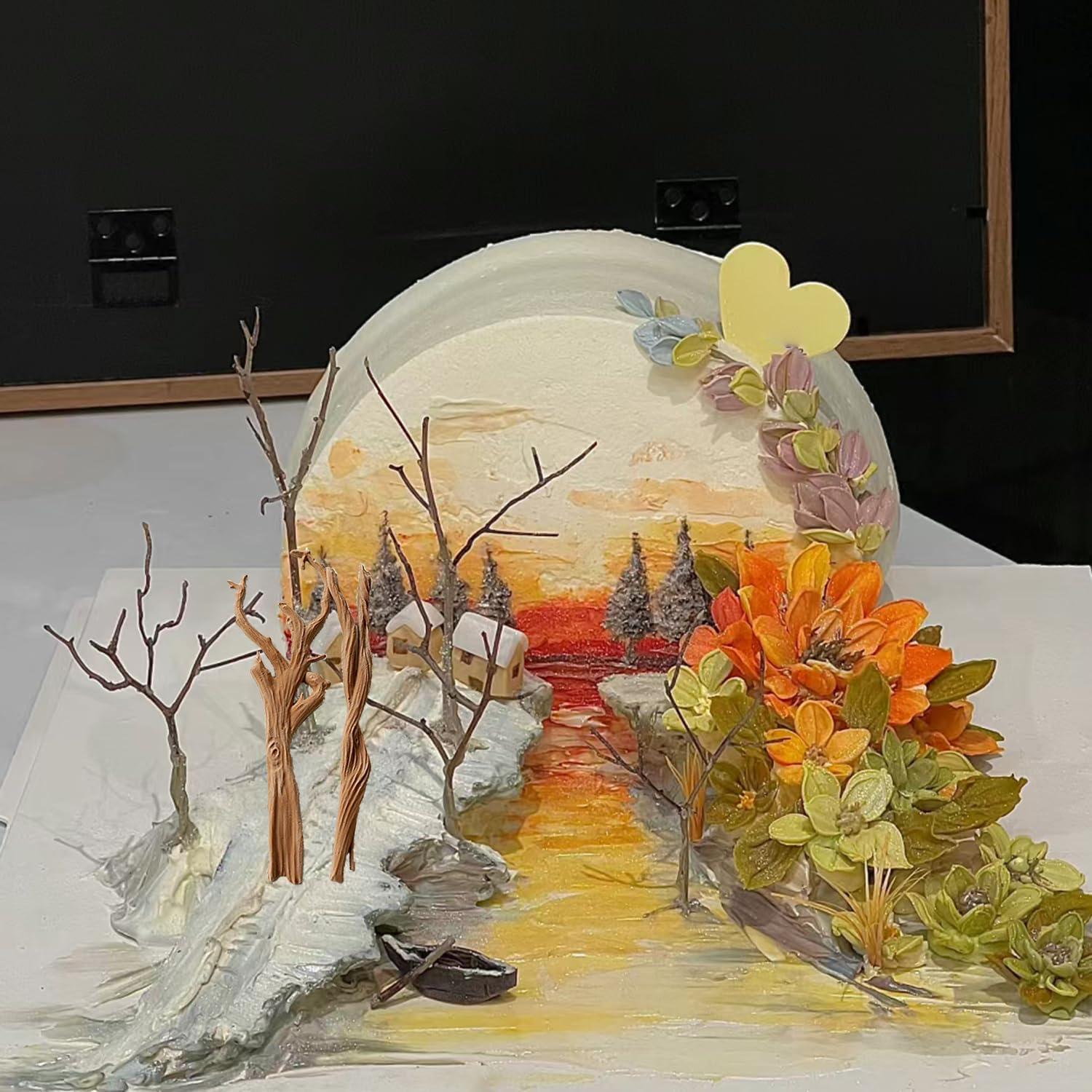 Moldes de Silicona YIHUOMOLDS Rama de Árbol 19.81x12.19cm