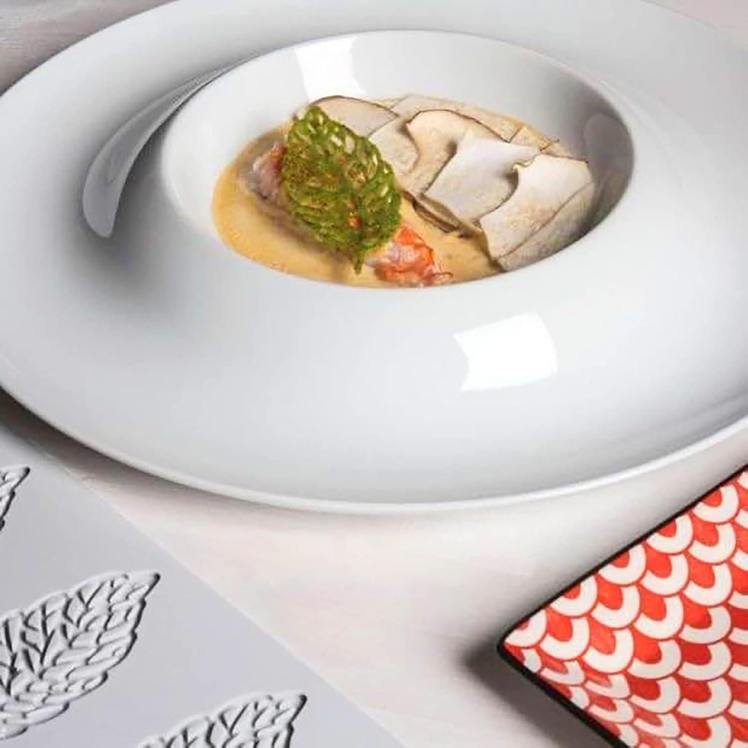 Molde de Silicona para Caramelo Hoja QLINLEAF 29.4x9.6cm