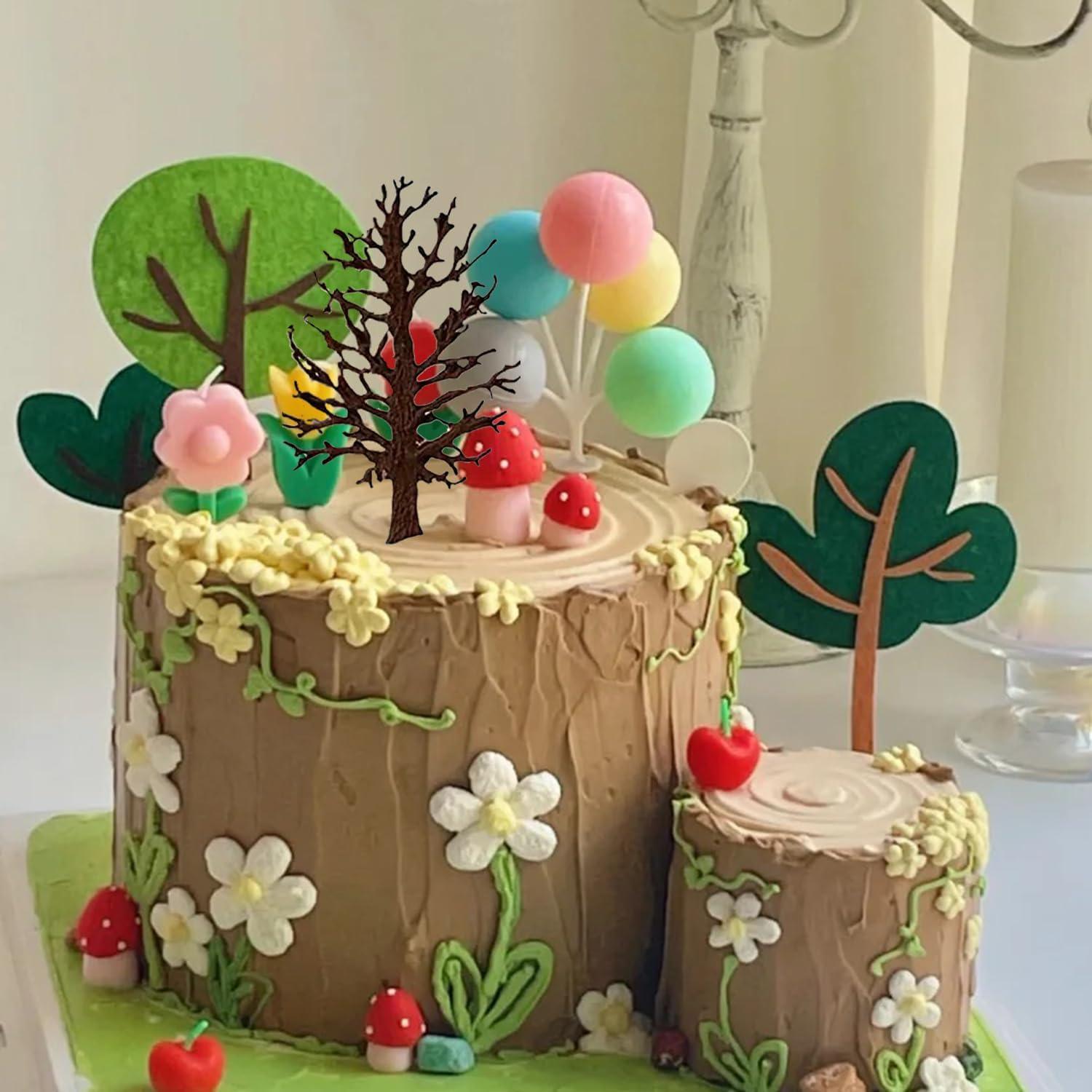 Christmas Tree Fondant Cake Silicone Mold For Xmas Birthday Party DIY Cake Decorating Cupcake Topper Candy Chocolate Gum Paste Polymer Clay