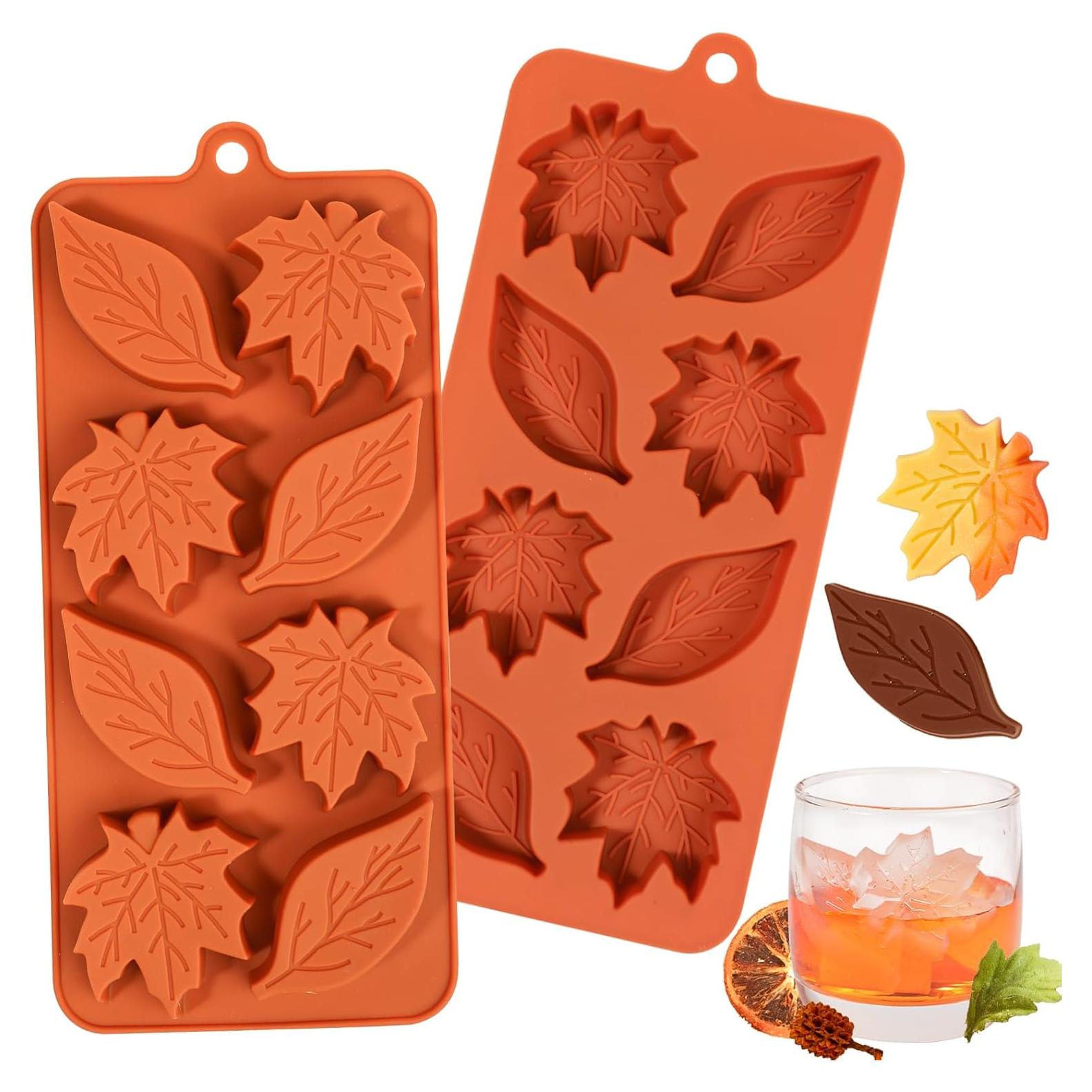 Molde de Silicona Hoja de Arce Webake - 2 Cavidades 22.86 cm