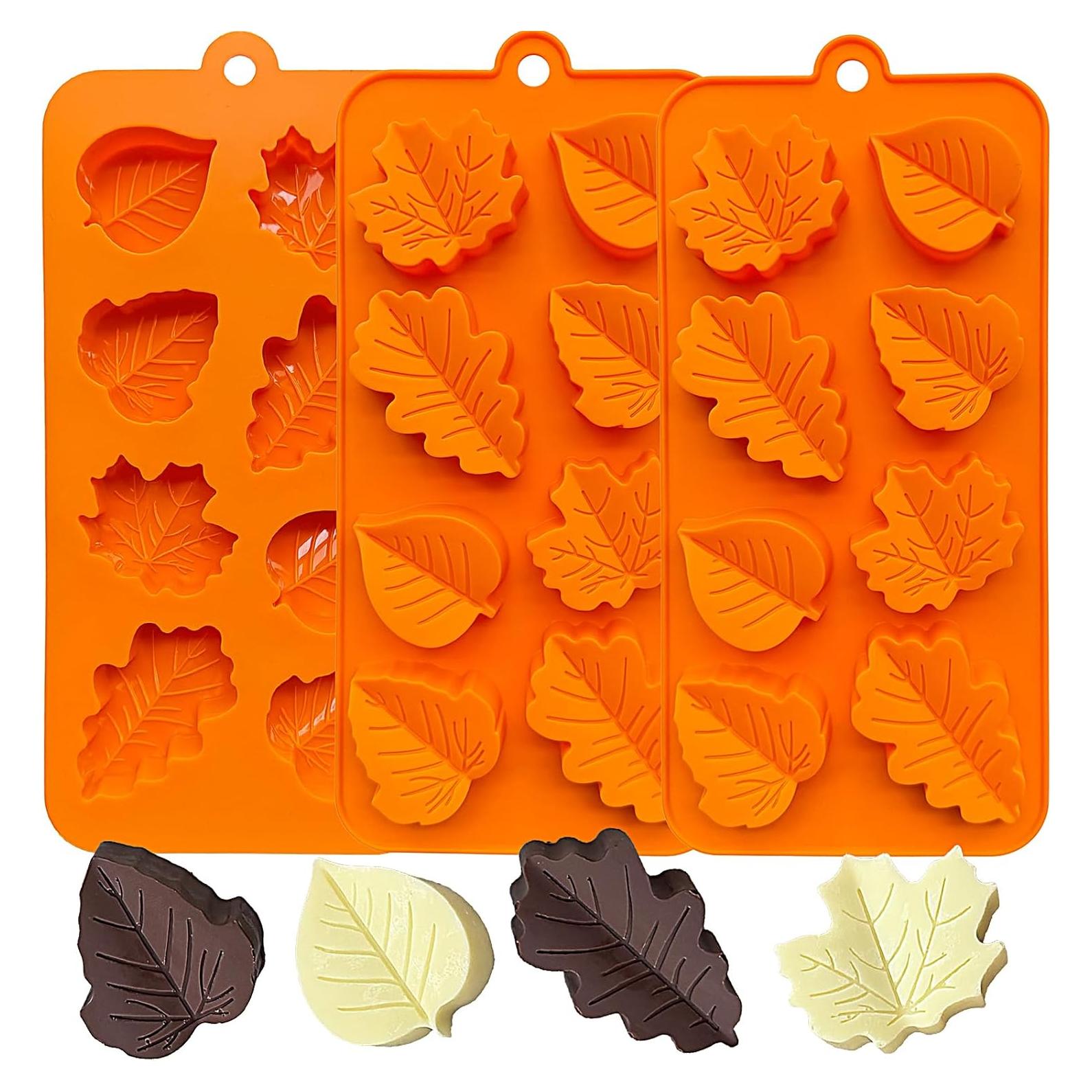 Molde de Silicona para Chocolate ZINDIACINE 3 Piezas Otoño