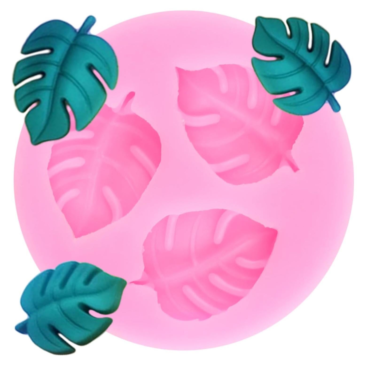 Molde de Silicona Hoja Tropical XMOLDNMS 8x7 cm para Pasteles