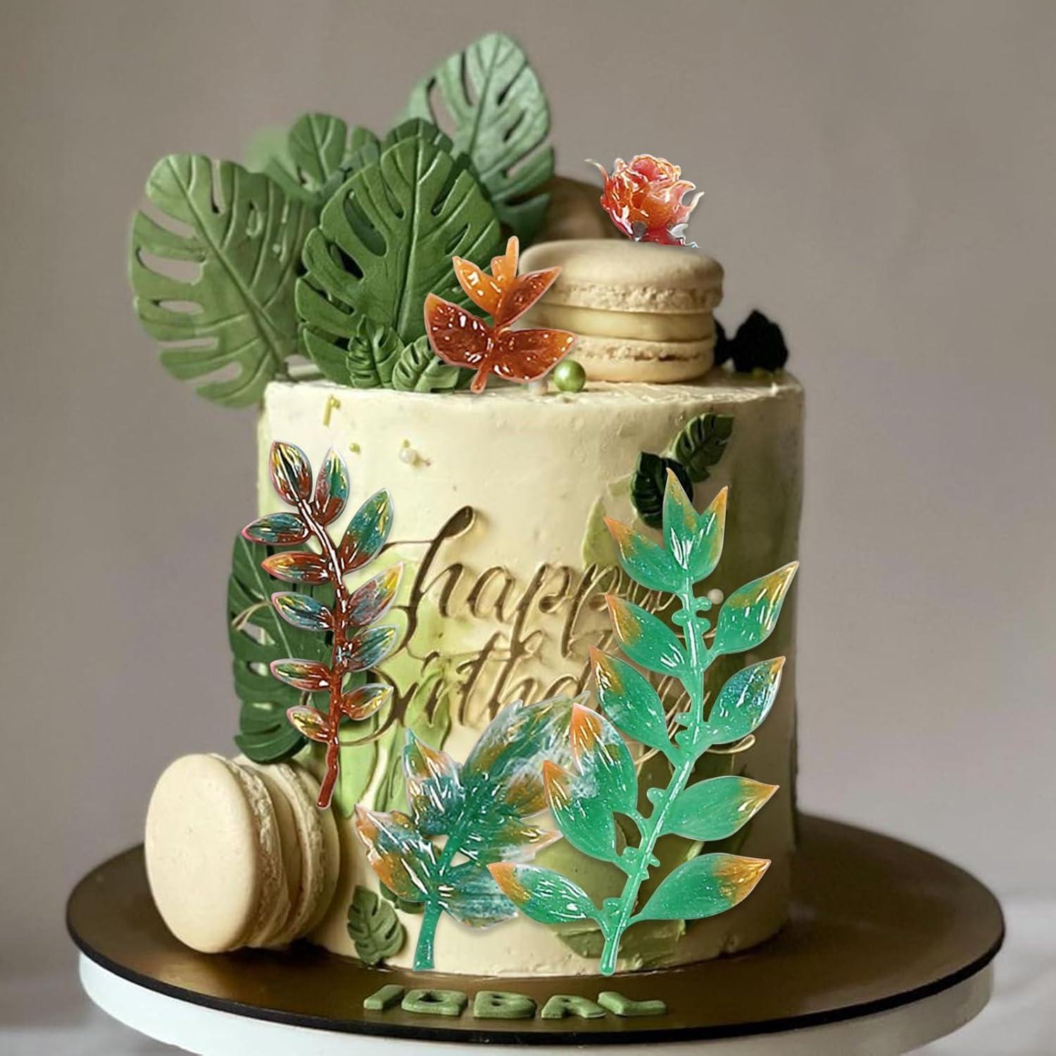 Juego de Moldes de Silicona Rosa Octhallow para Pasteles - 5 Piezas