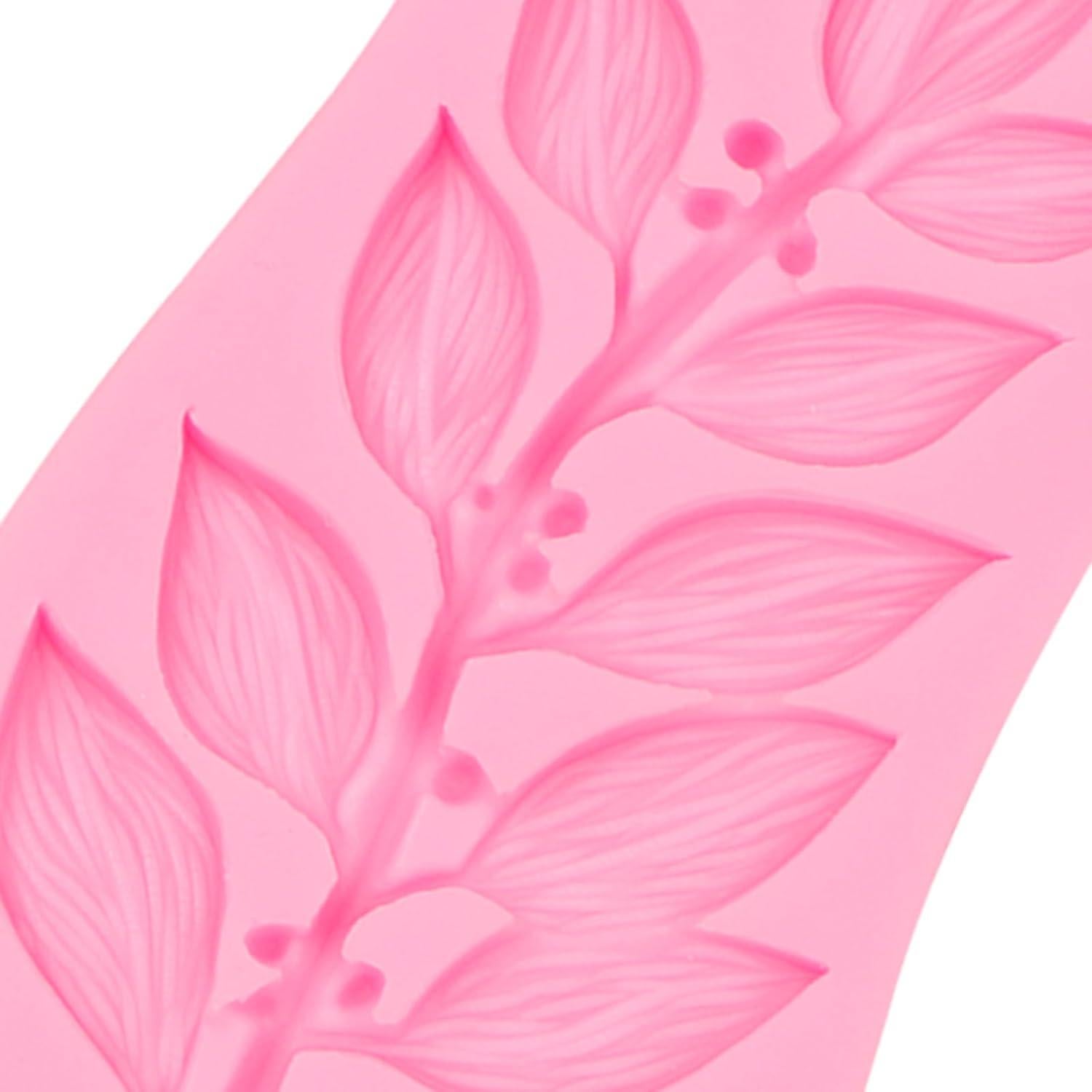 Juego de Moldes de Silicona Rosa Octhallow para Pasteles - 5 Piezas